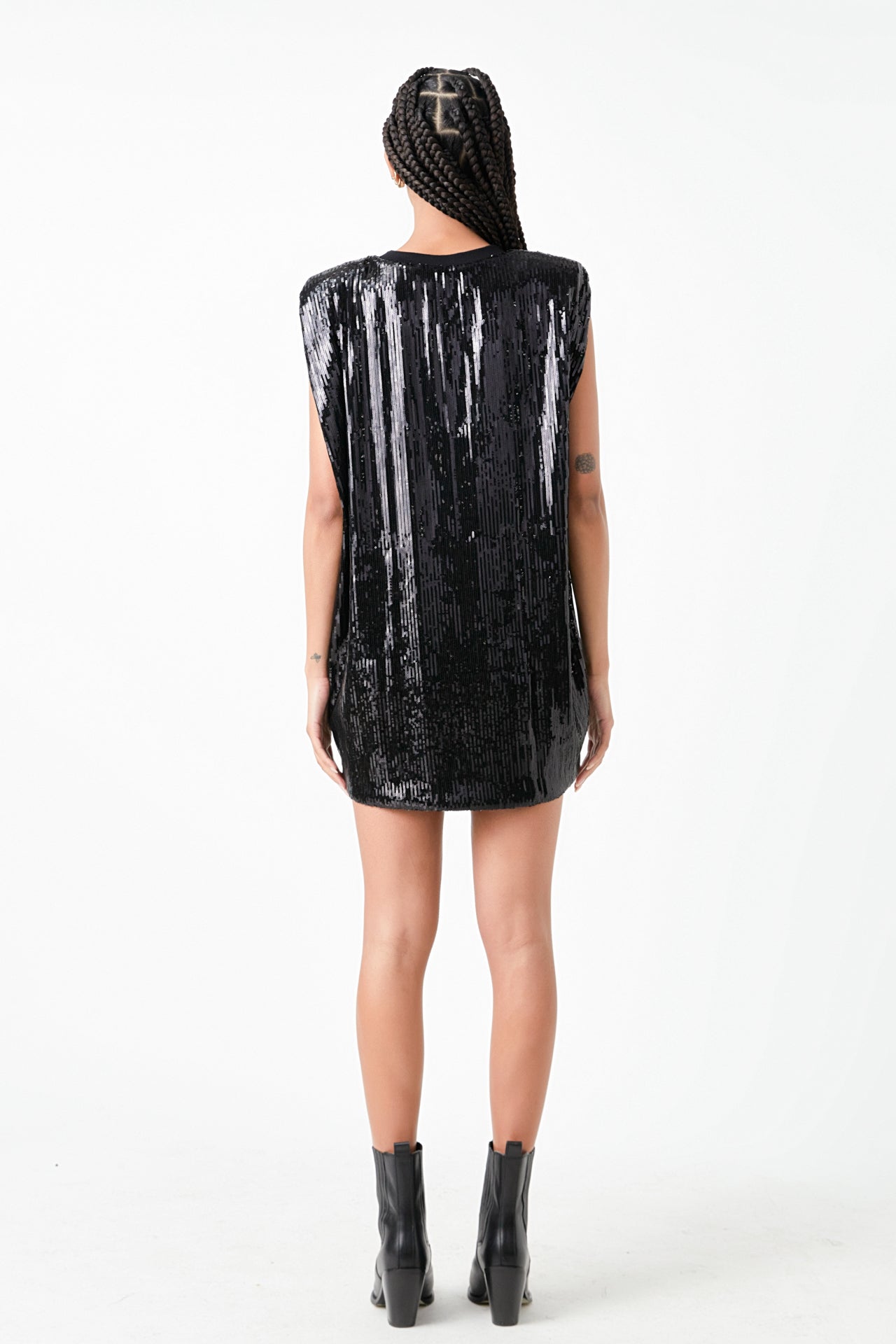 GREY LAB - Sequined Mini Dress - DRESSES available at Objectrare