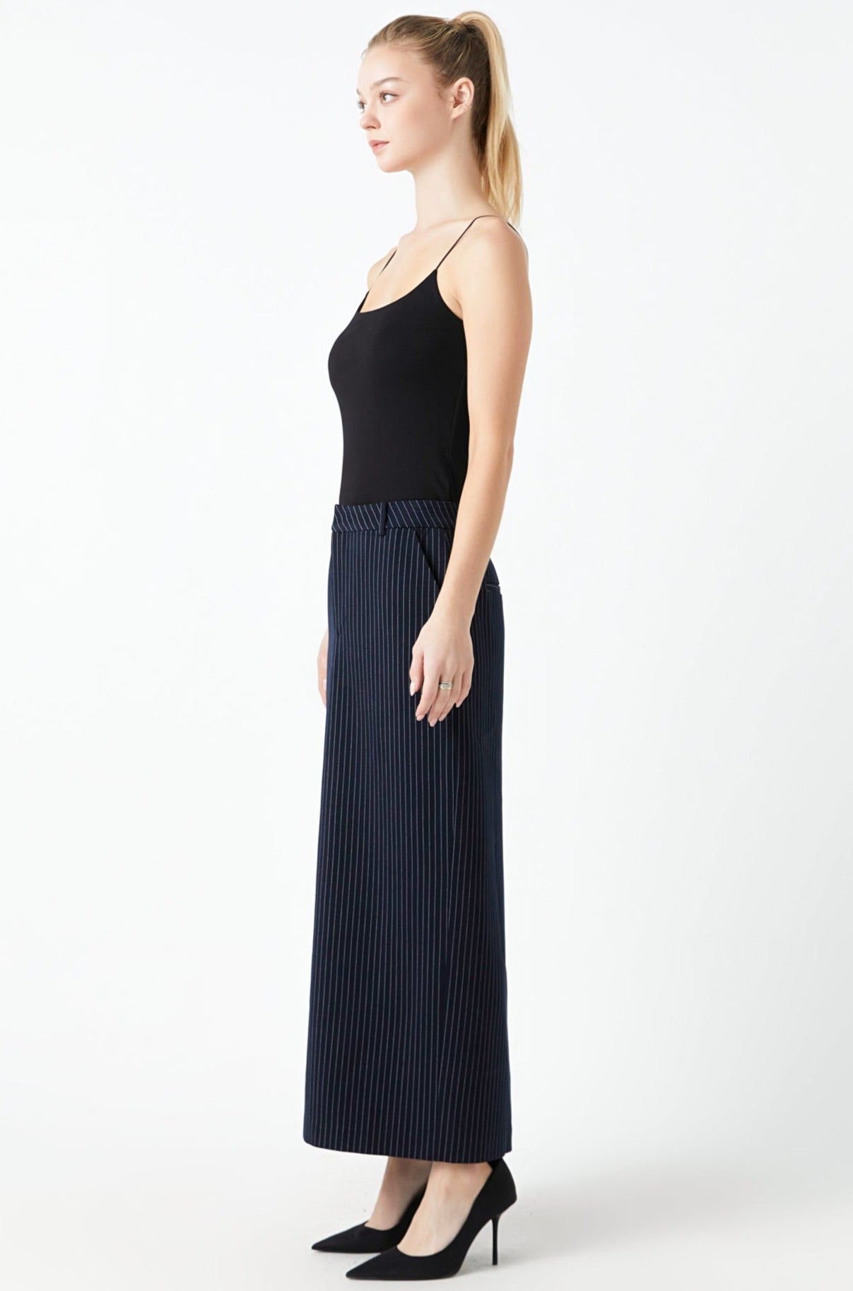 GREY LAB - Sleeveless Jersey Top - TOPS available at Objectrare