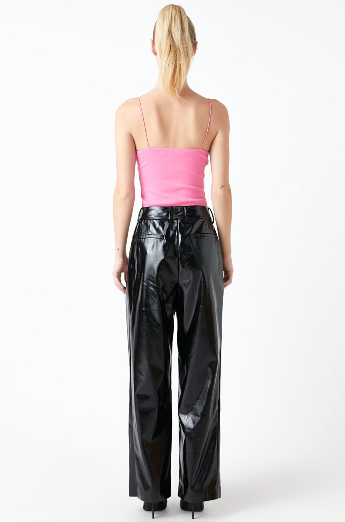 GREY LAB - Sleeveless Jersey Top - TOPS available at Objectrare