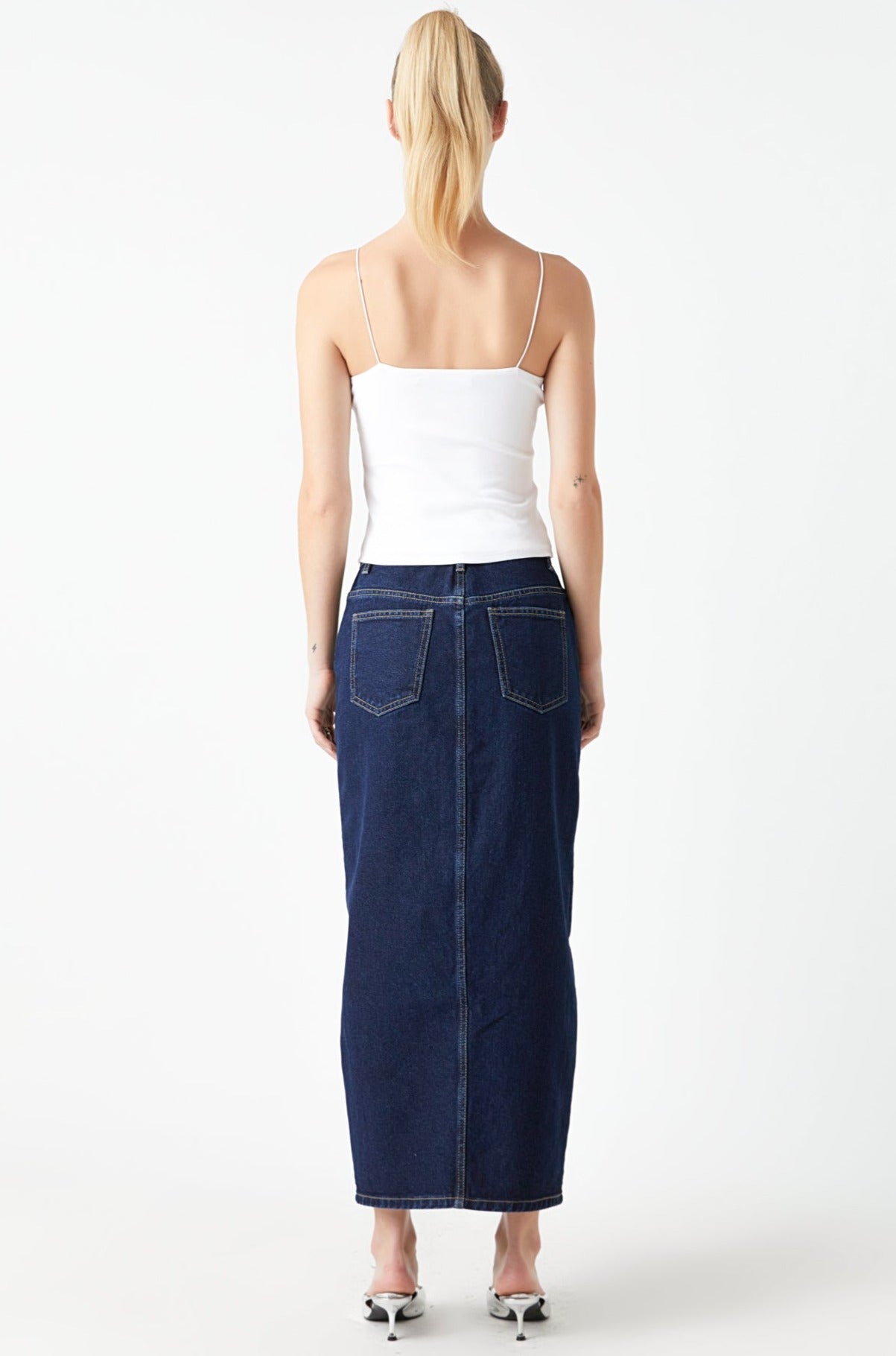 GREY LAB - Sleeveless Jersey Top - TOPS available at Objectrare