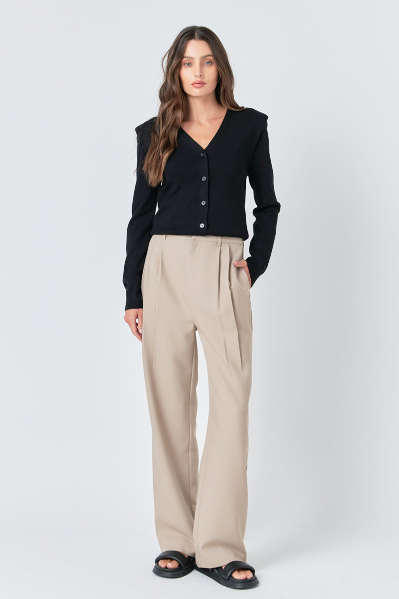 GREY LAB - V-Neck Cardigan - SWEATERS & KNITS available at Objectrare
