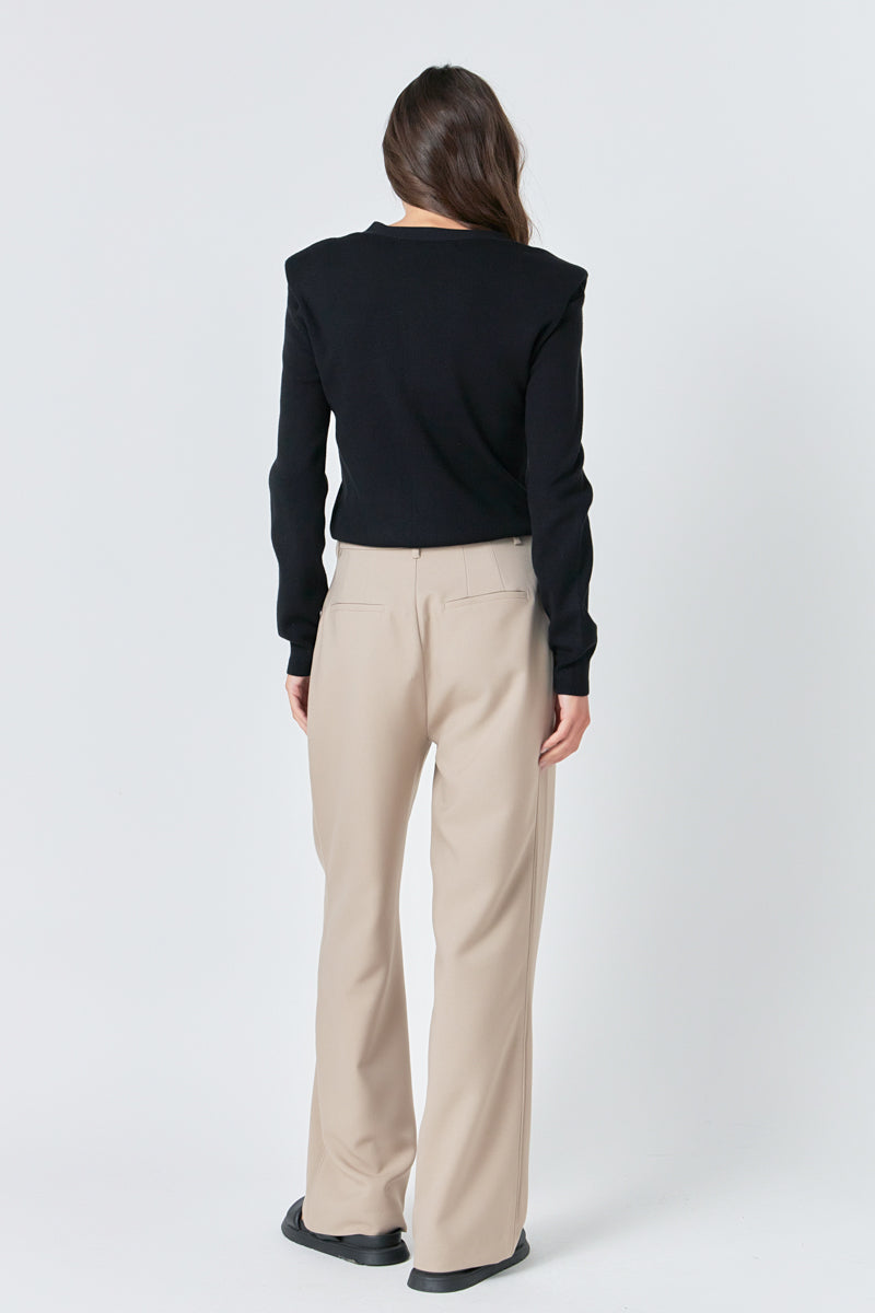 GREY LAB - V-Neck Cardigan - SWEATERS & KNITS available at Objectrare