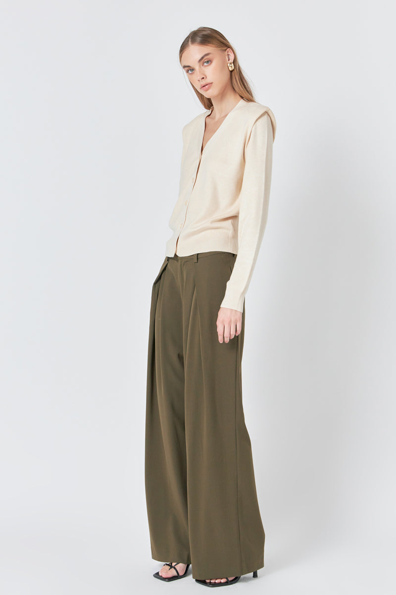 GREY LAB - V-Neck Cardigan - SWEATERS & KNITS available at Objectrare
