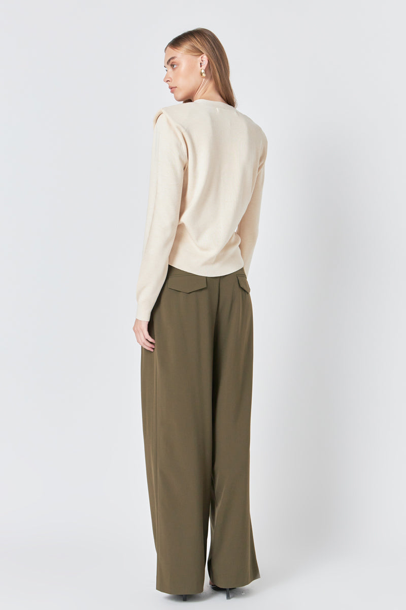 GREY LAB - V-Neck Cardigan - SWEATERS & KNITS available at Objectrare