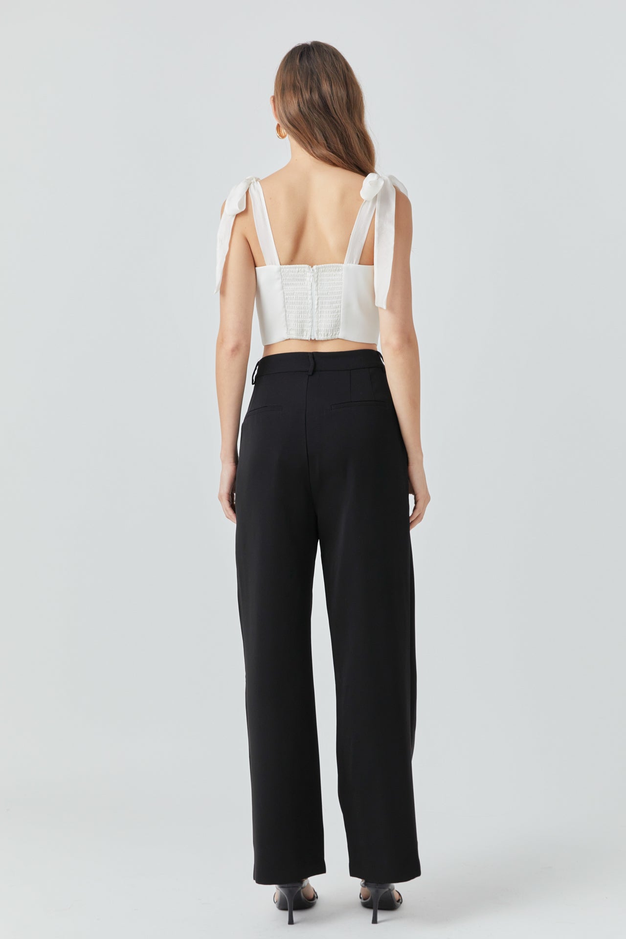 ENDLESS ROSE - Satin Bustier Top - TOPS available at Objectrare