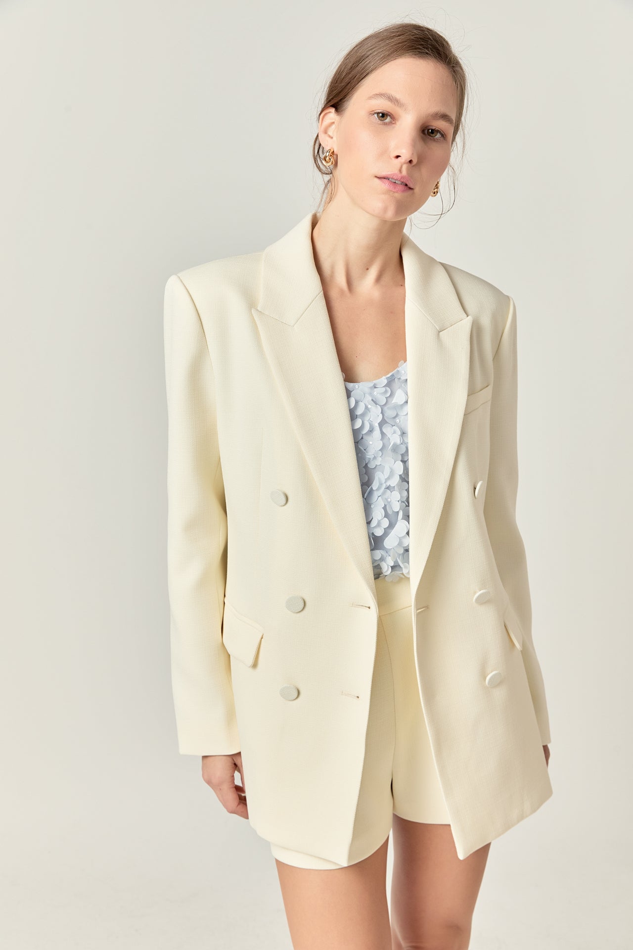 ENGLISH FACTORY - Emmeline Double Breasted Jacket - JACKETS available at Objectrare