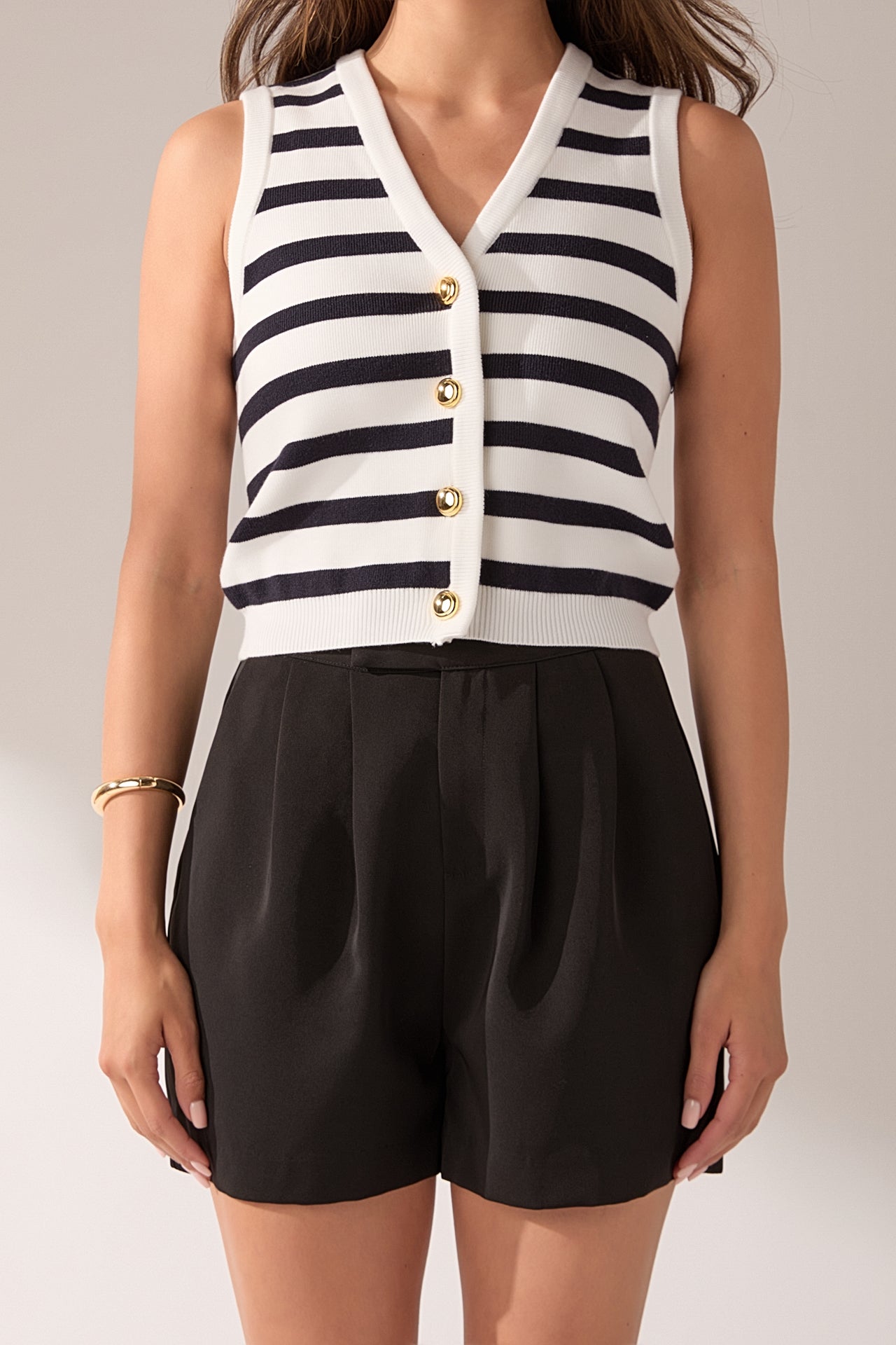 ENGLISH FACTORY - Knit Vest - TOPS available at Objectrare