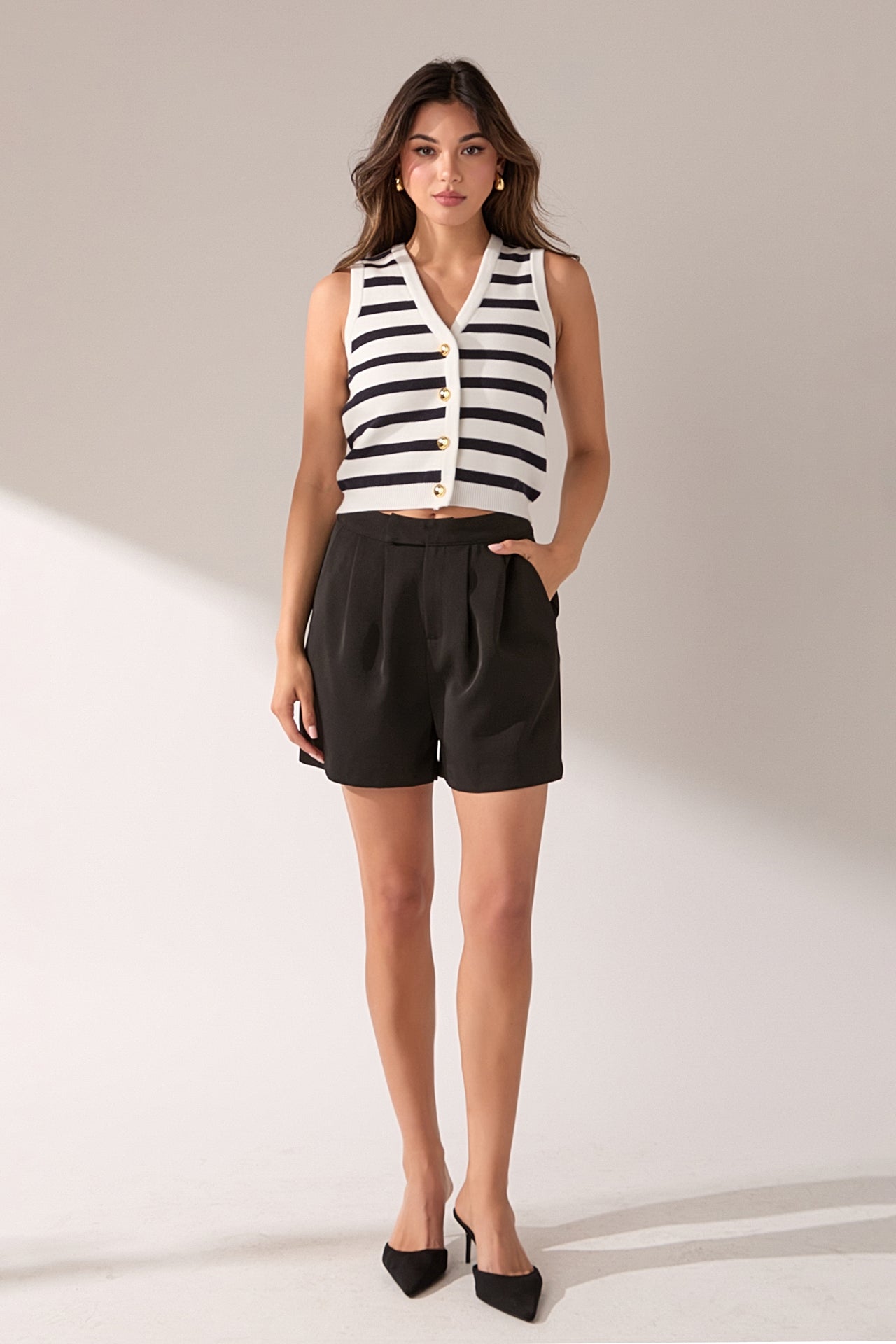 ENGLISH FACTORY - Knit Vest - TOPS available at Objectrare