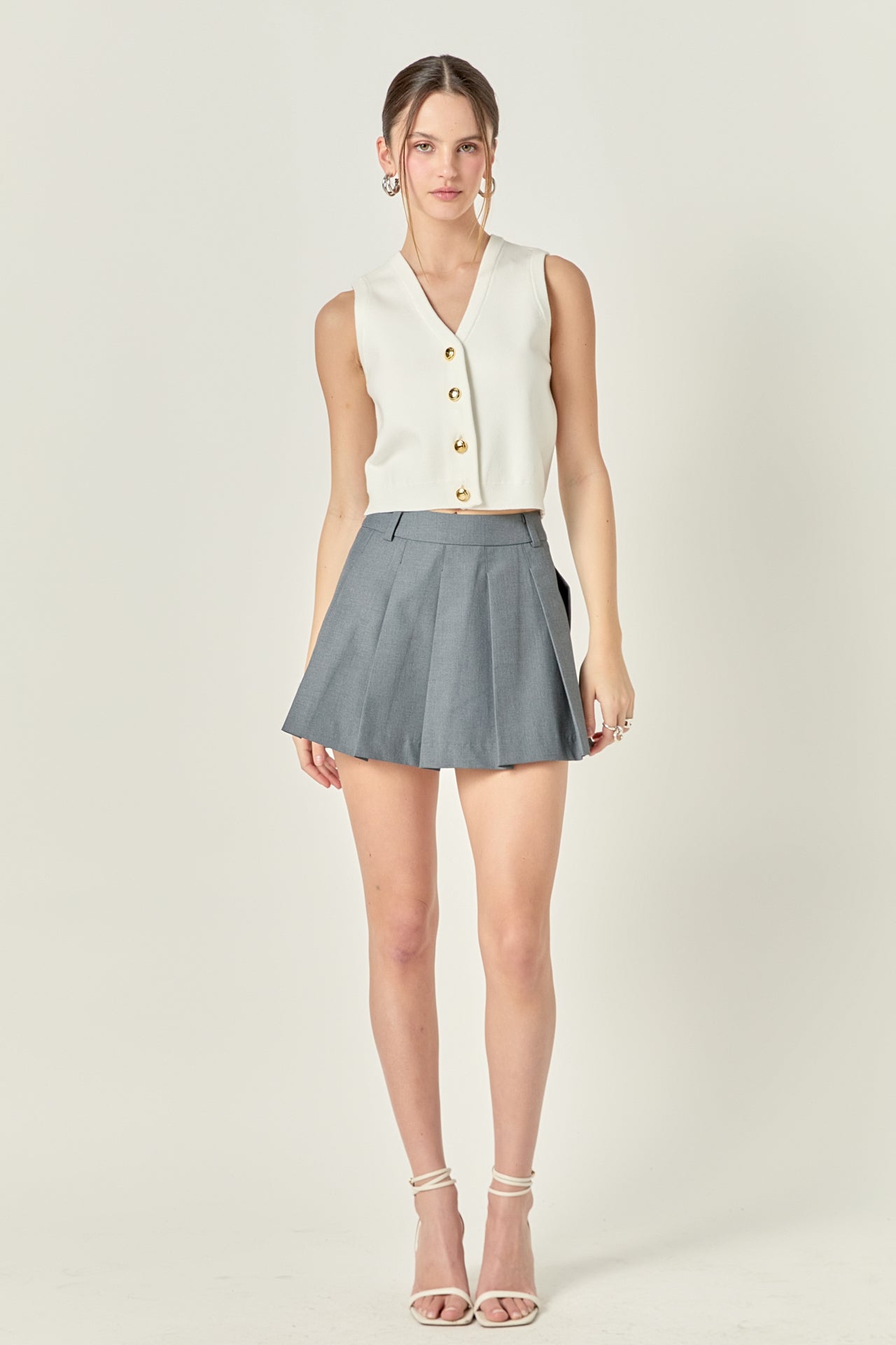 ENGLISH FACTORY - Knit Vest - TOPS available at Objectrare