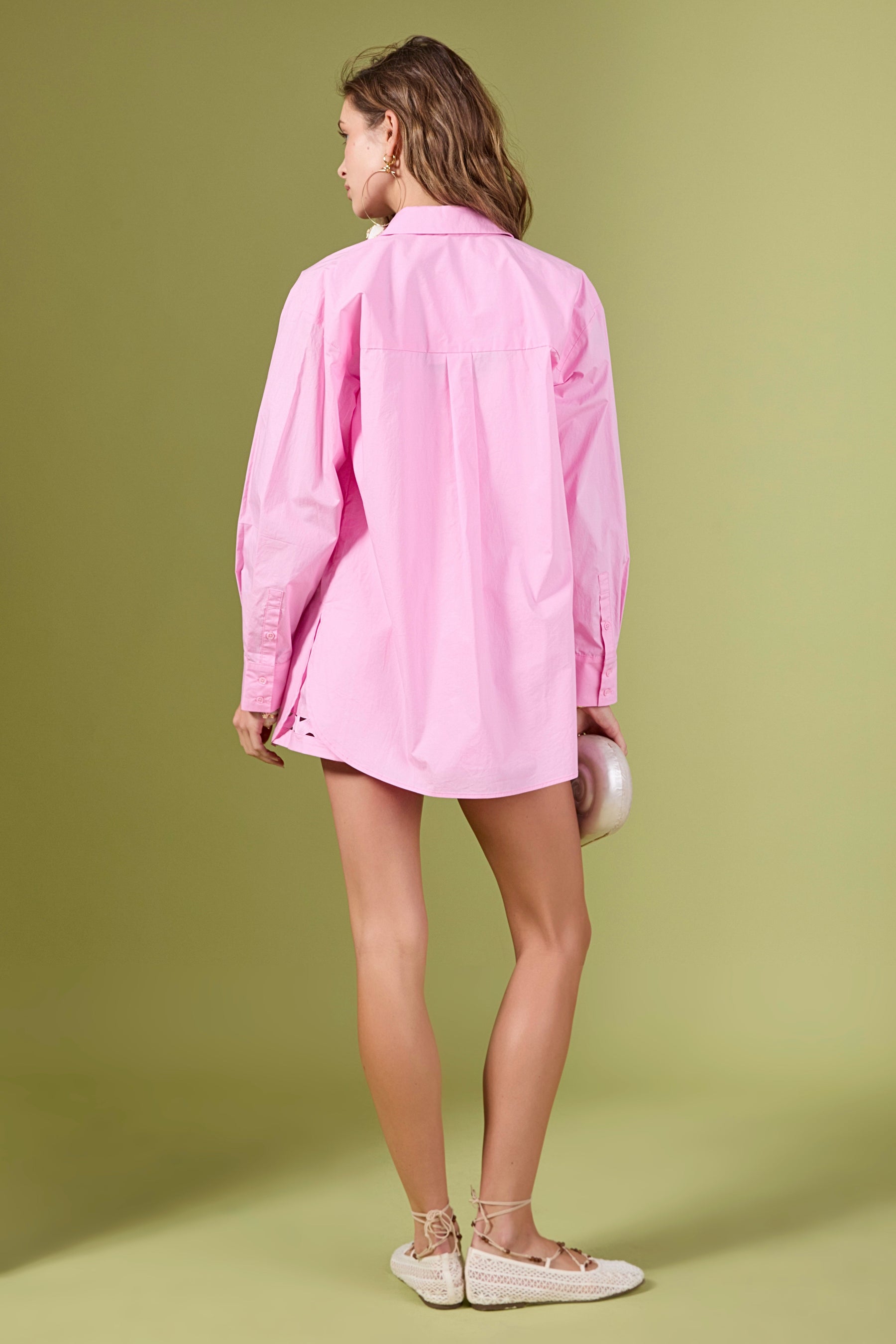ENGLISH FACTORY - The Sienna Scallop Shirt - TOPS available at Objectrare