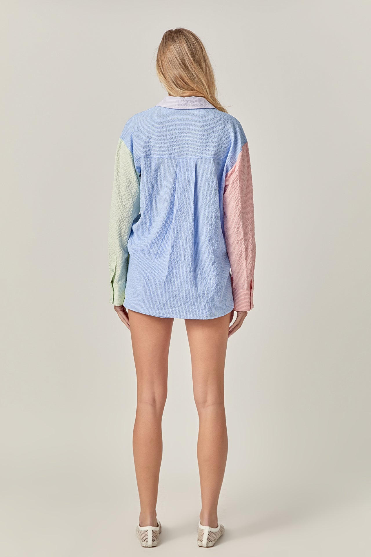 ENGLISH FACTORY - Colorblock Breeze Shorts - SHORTS available at Objectrare