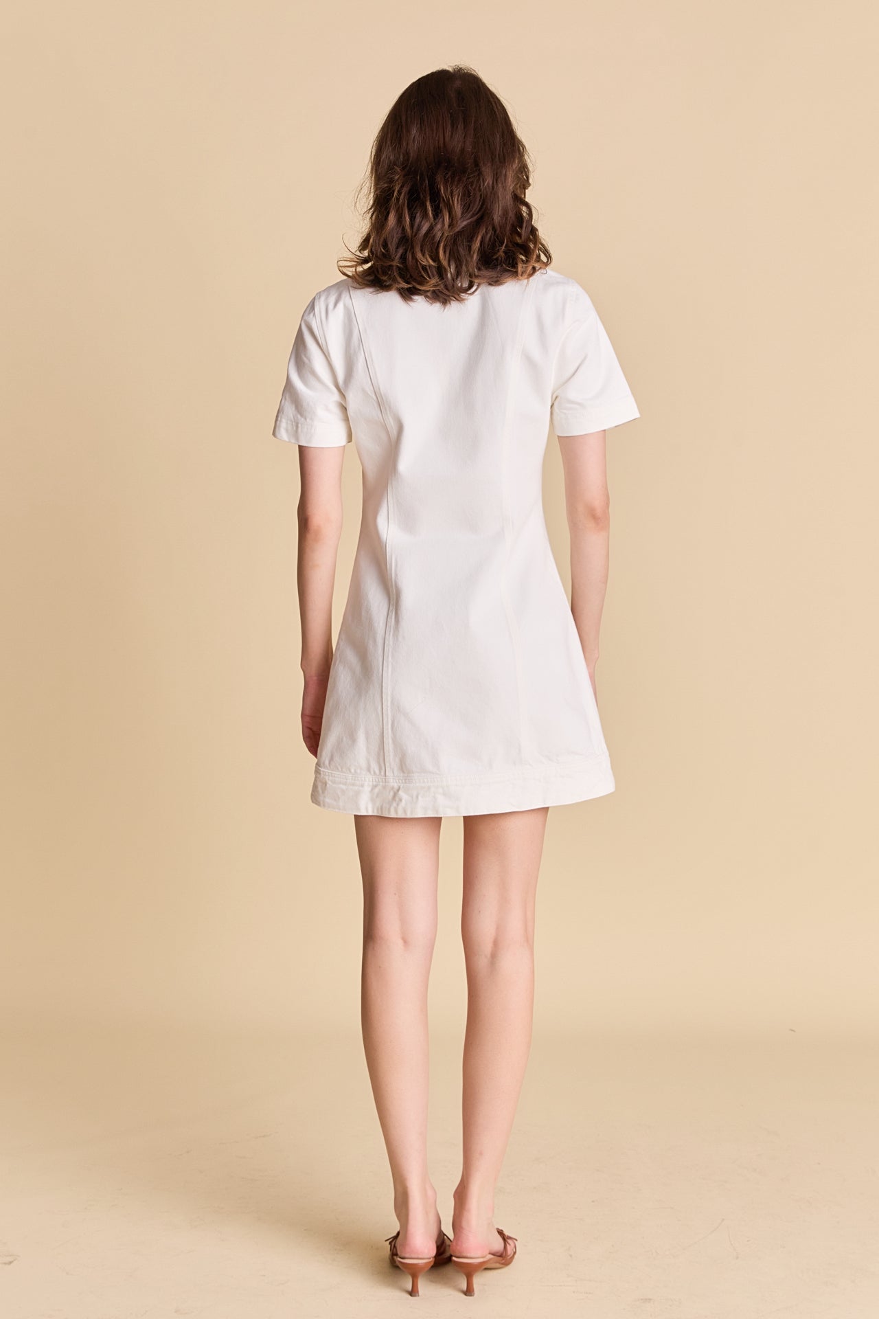 ENGLISH FACTORY - The Classic Denim Mini Dress - DRESSES available at Objectrare