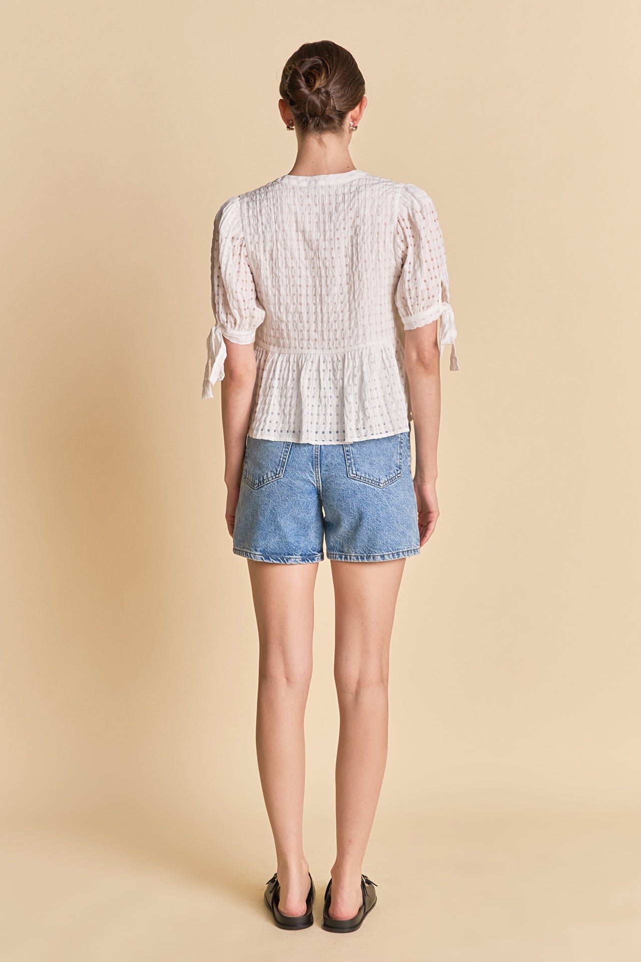 ENGLISH FACTORY - The Clara Peplum Top - TOPS available at Objectrare