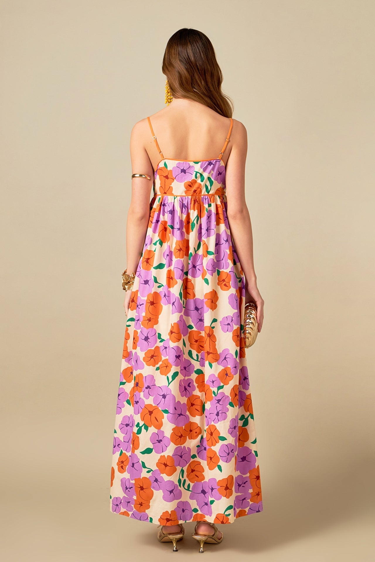 ENGLISH FACTORY - Print Empire Waist Maxi Dress - DRESSES available at Objectrare