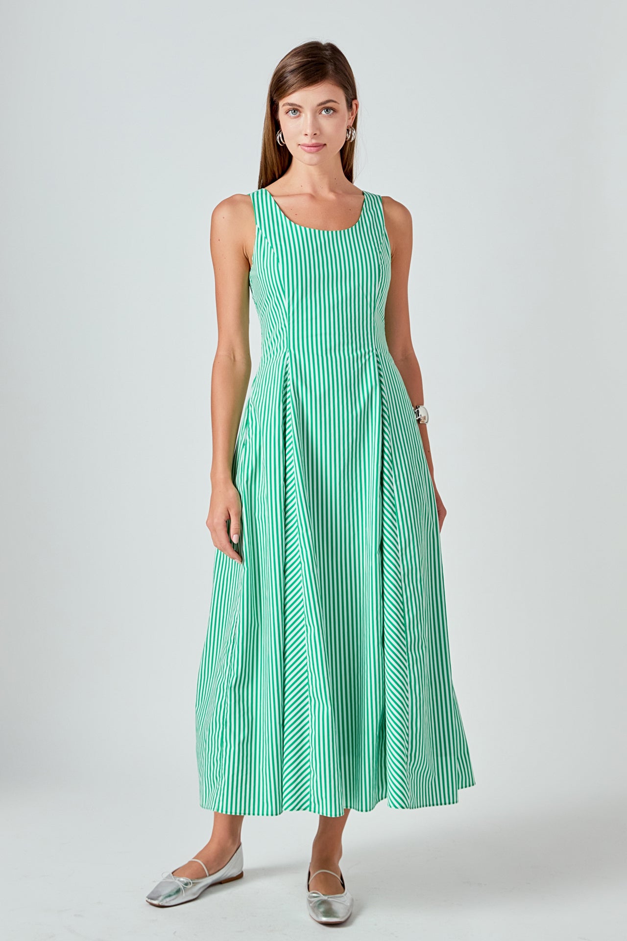 ENGLISH FACTORY - Aubrey Godet Midi Dress - DRESSES available at Objectrare