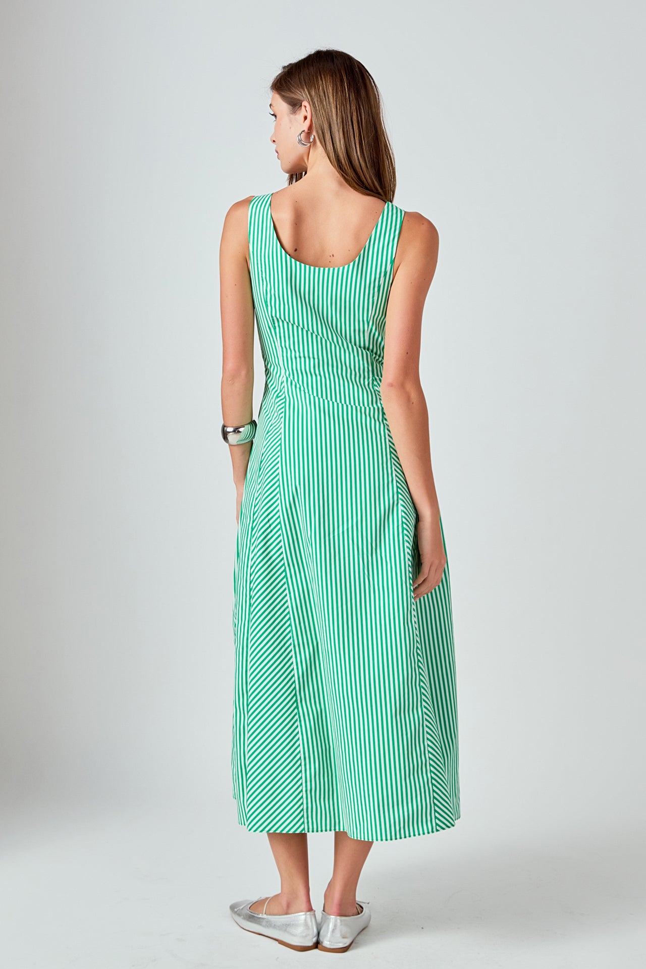 ENGLISH FACTORY - Aubrey Godet Midi Dress - DRESSES available at Objectrare