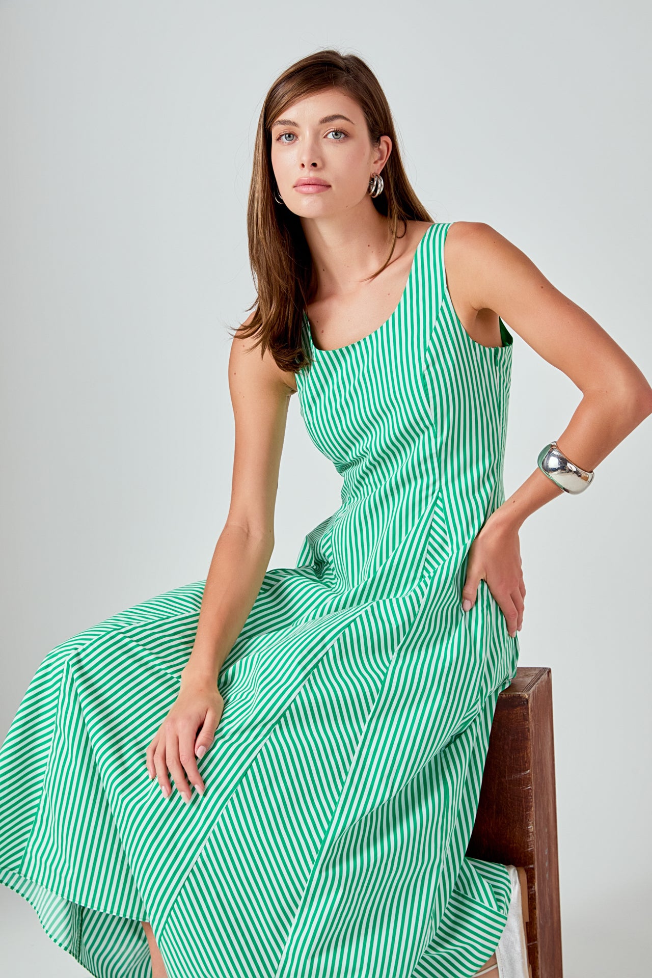 ENGLISH FACTORY - Aubrey Godet Midi Dress - DRESSES available at Objectrare