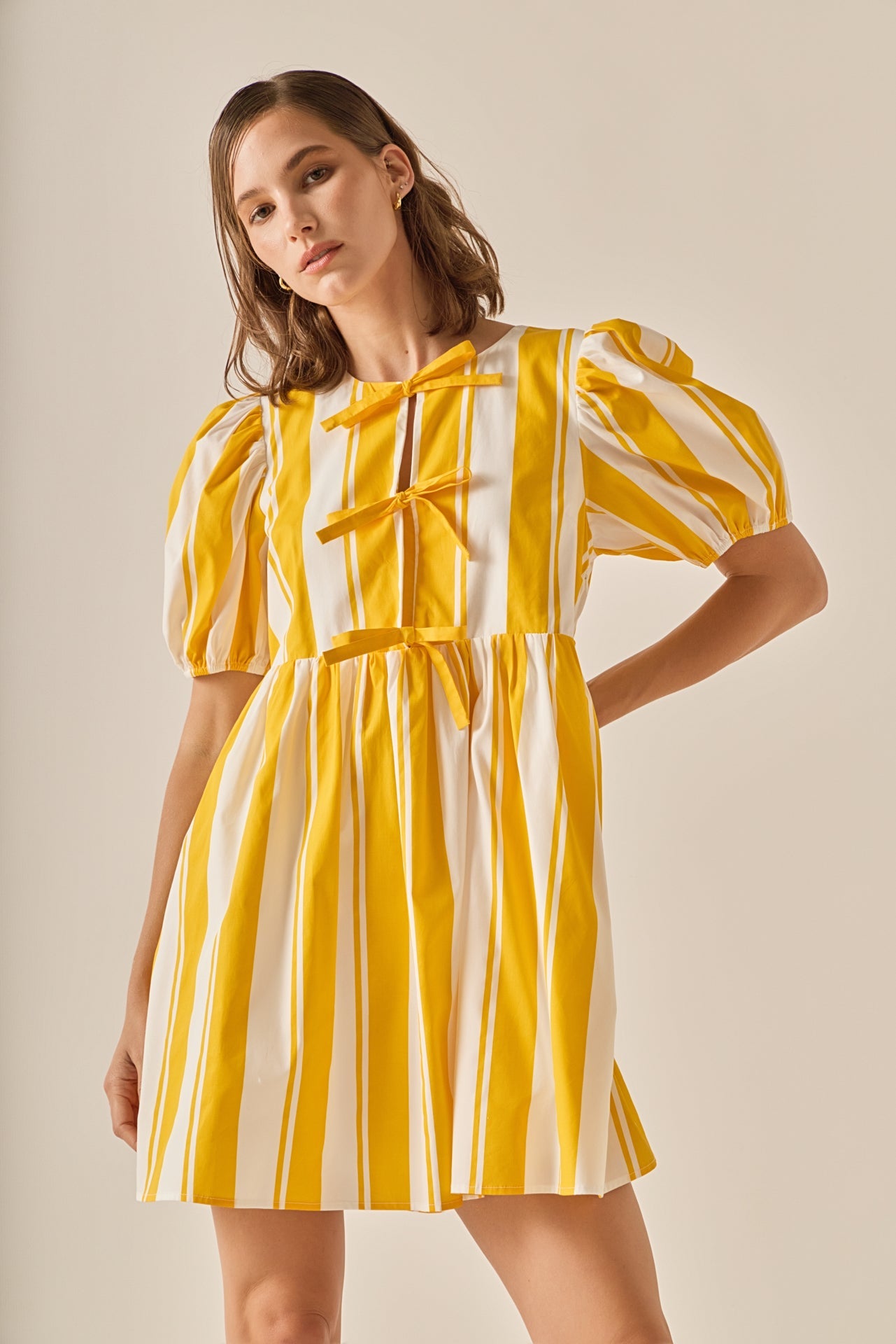 ENGLISH FACTORY - Golden Hour Mini Dress - DRESSES available at Objectrare