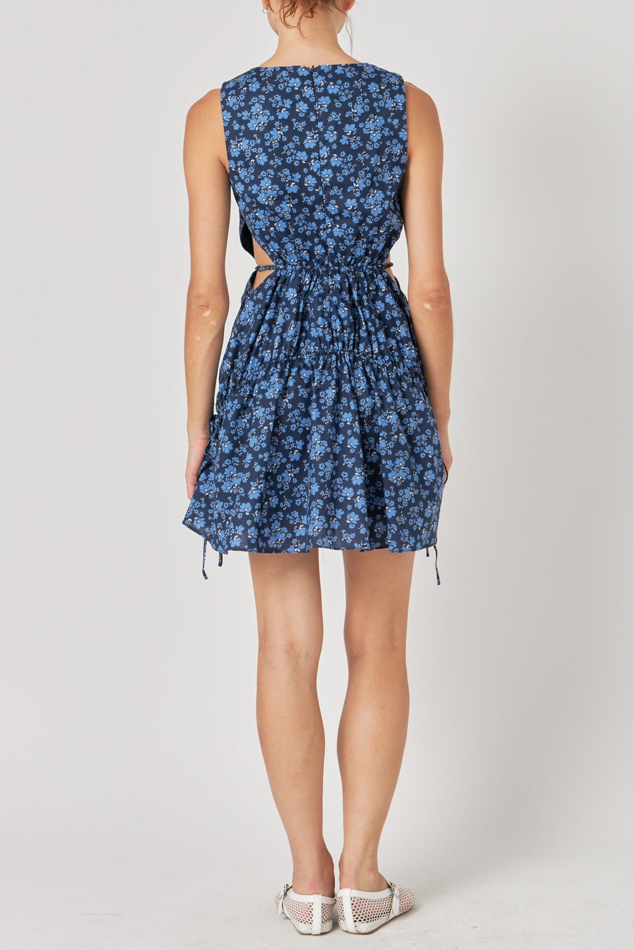 Printed Mini Dress