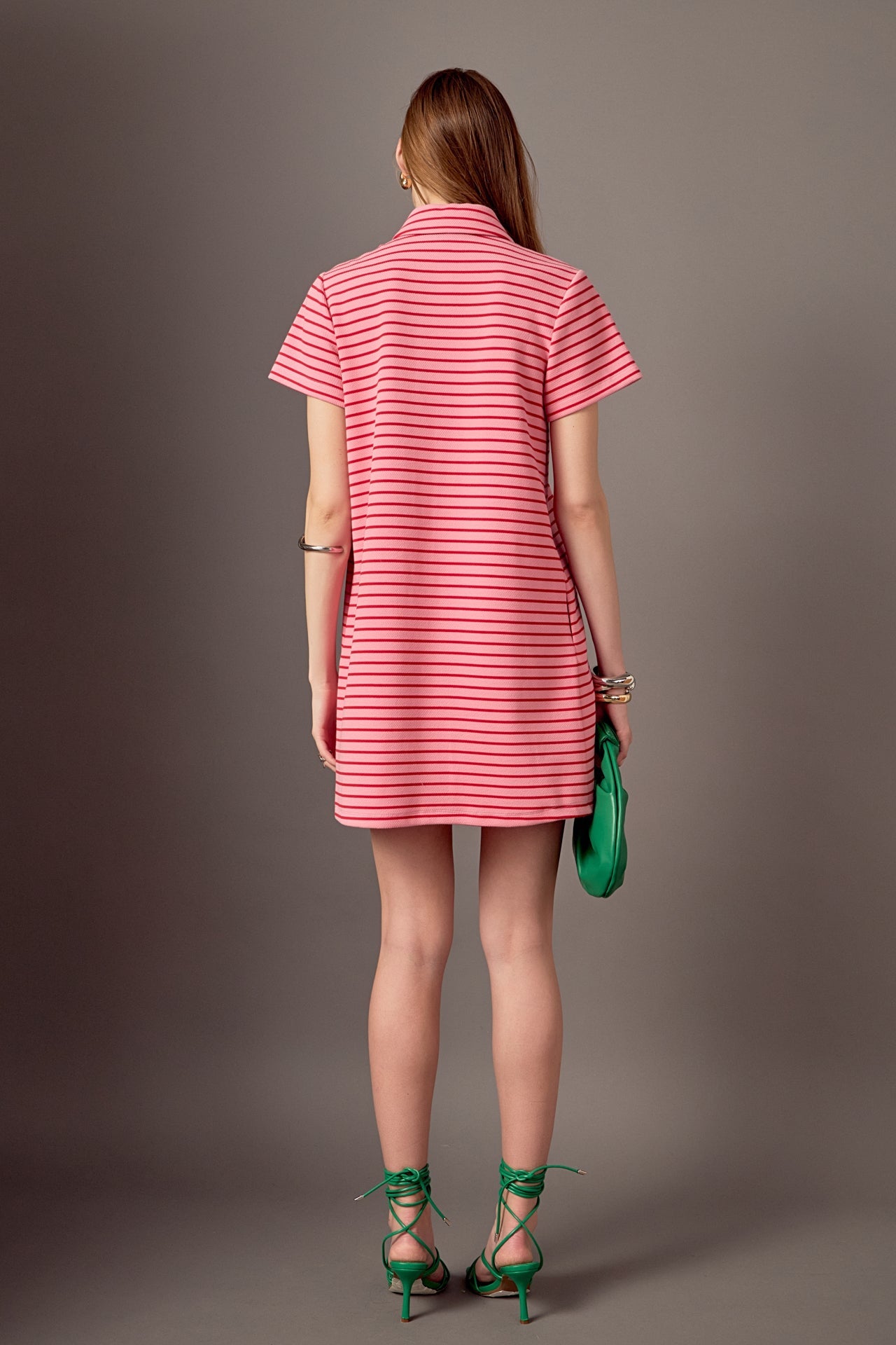 Lauren Stretch Striped Mini Dress