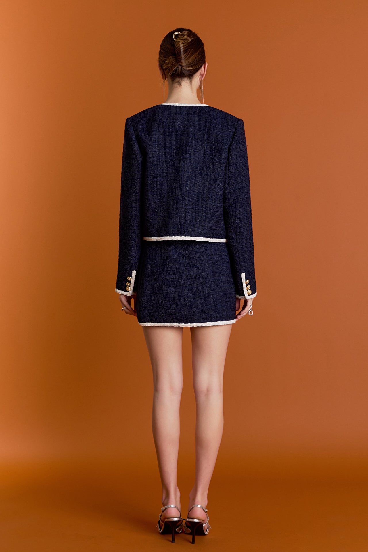 ENGLISH FACTORY - Blair Tweed Skirt - SKIRTS available at Objectrare