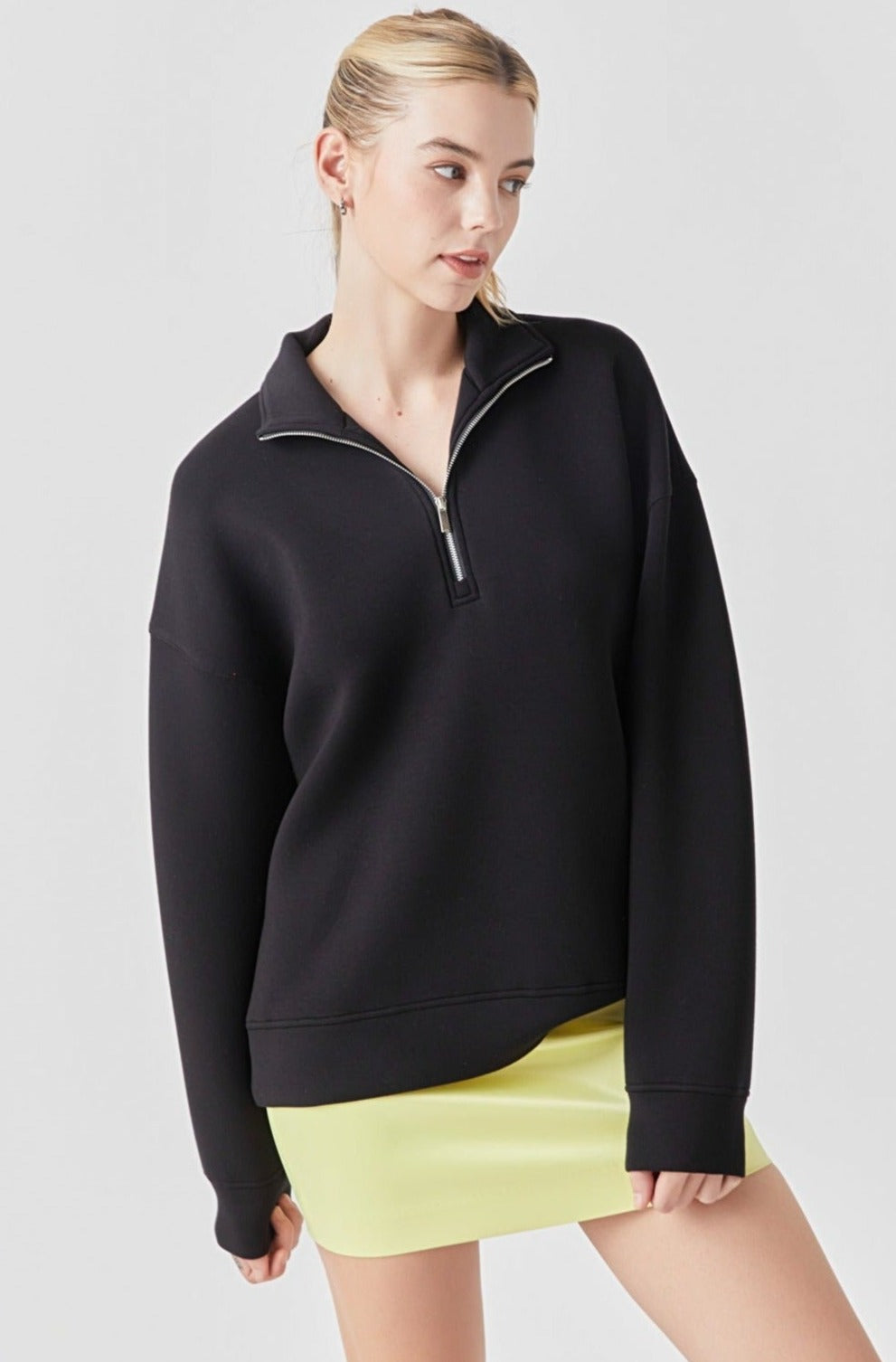 GREY LAB - Scuba Sweatshirt - HOODIES & SWEATSHIRTS available at Objectrare