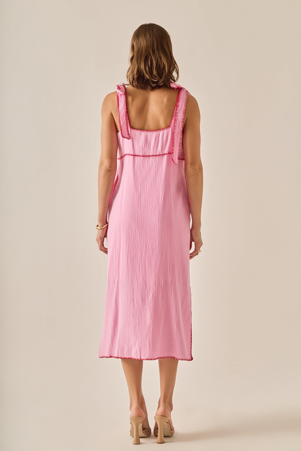 ENGLISH FACTORY - The Aria Tropical Embroidered Midi Dress - DRESSES available at Objectrare