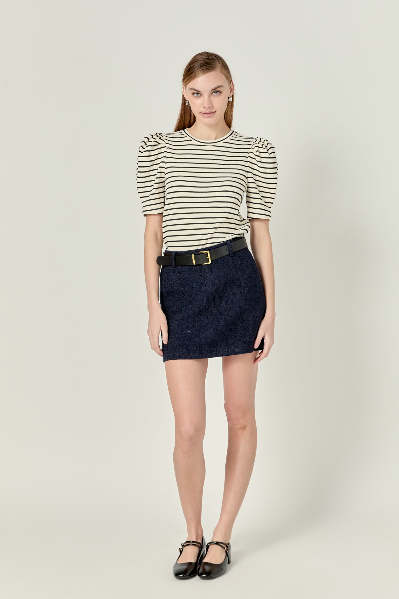 ENGLISH FACTORY - RAINBOW KNIT SHORT S/V TOP - TOPS available at Objectrare