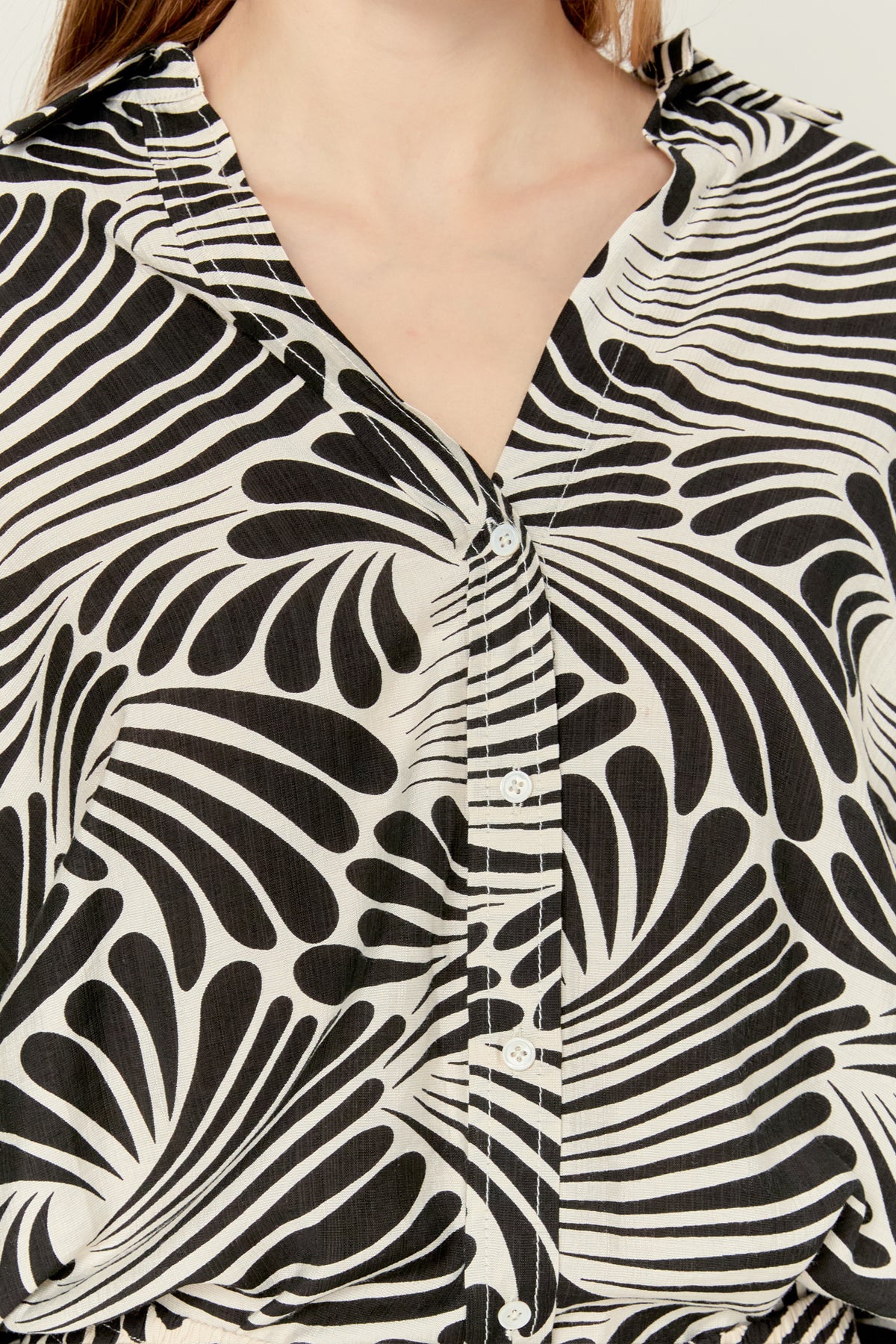 ENGLISH FACTORY - Print Long Sleeves Shirt - TOPS available at Objectrare