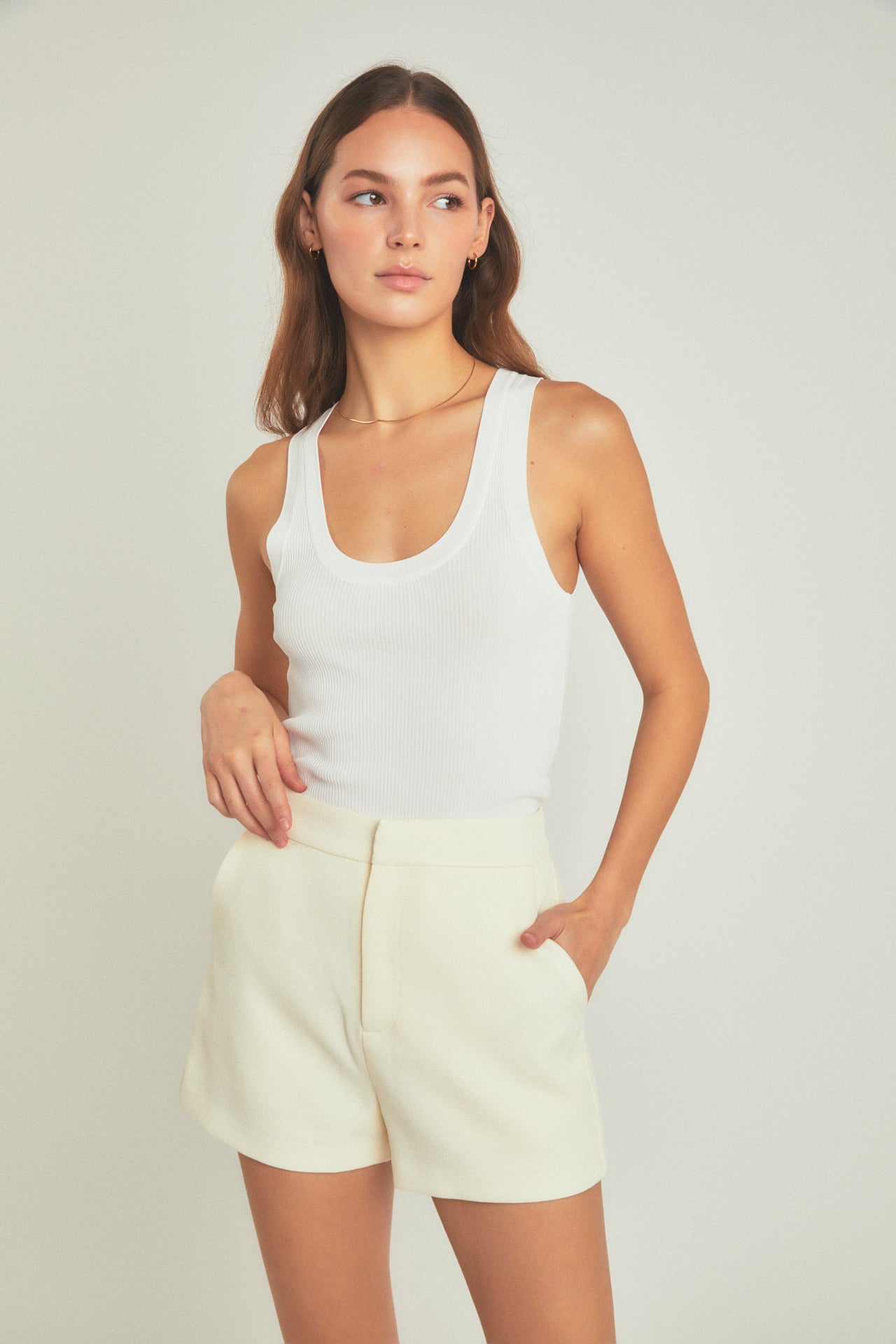 ENDLESS ROSE - High Waisted Shorts - SHORTS available at Objectrare