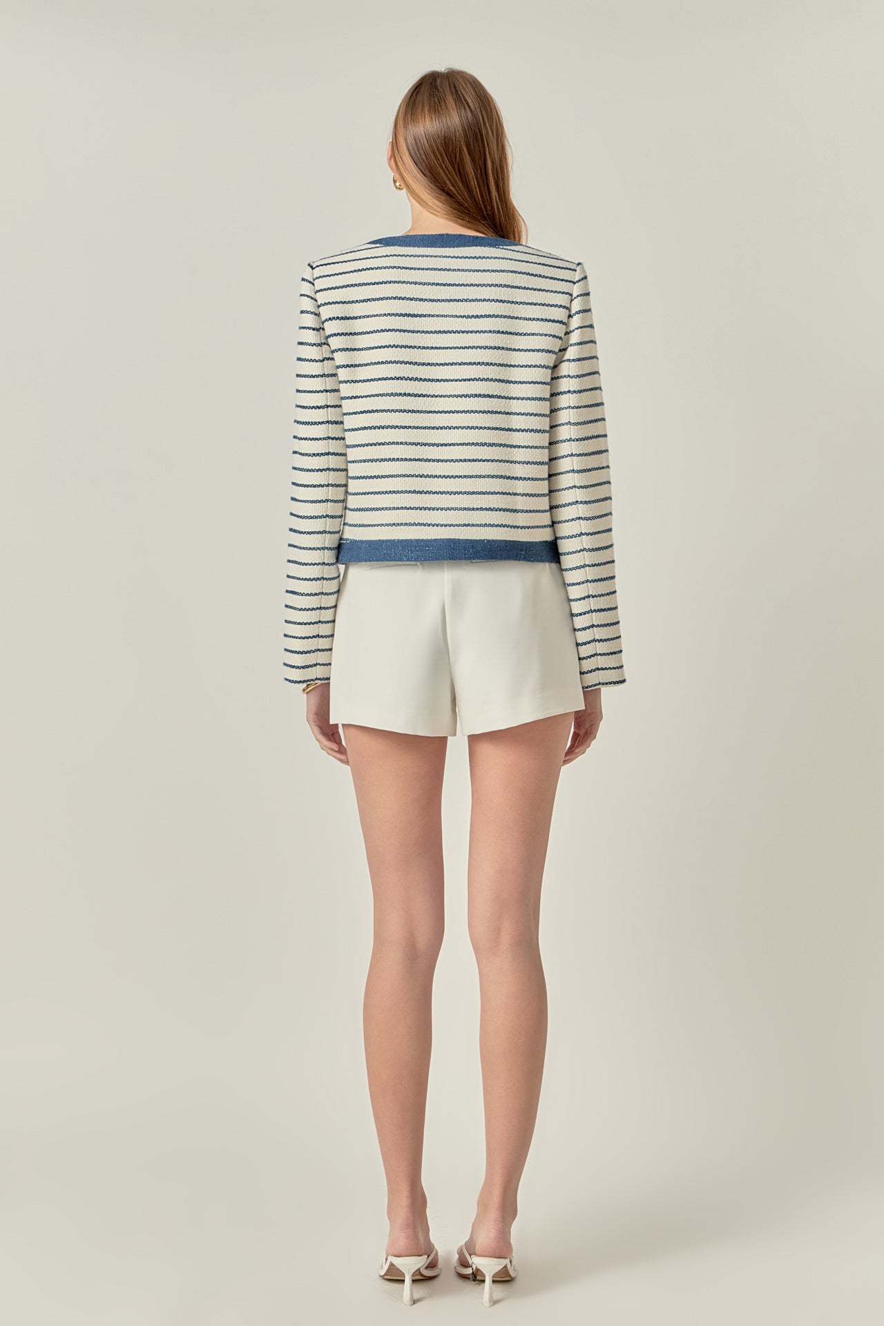 ENGLISH FACTORY - Boucle Contrast Jacket - JACKETS available at Objectrare