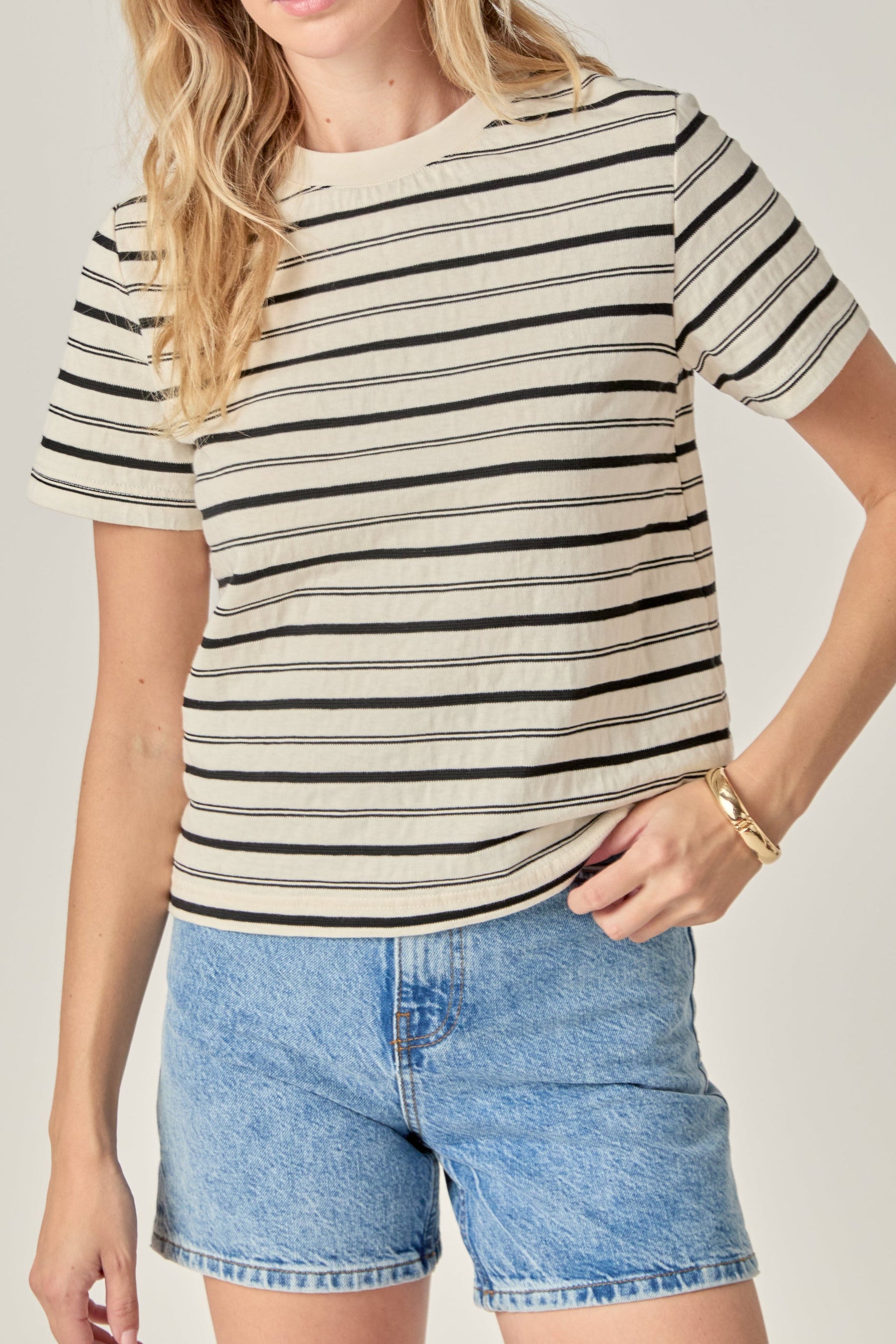 ENGLISH FACTORY - The Everyday Stripe Tee - TOPS available at Objectrare