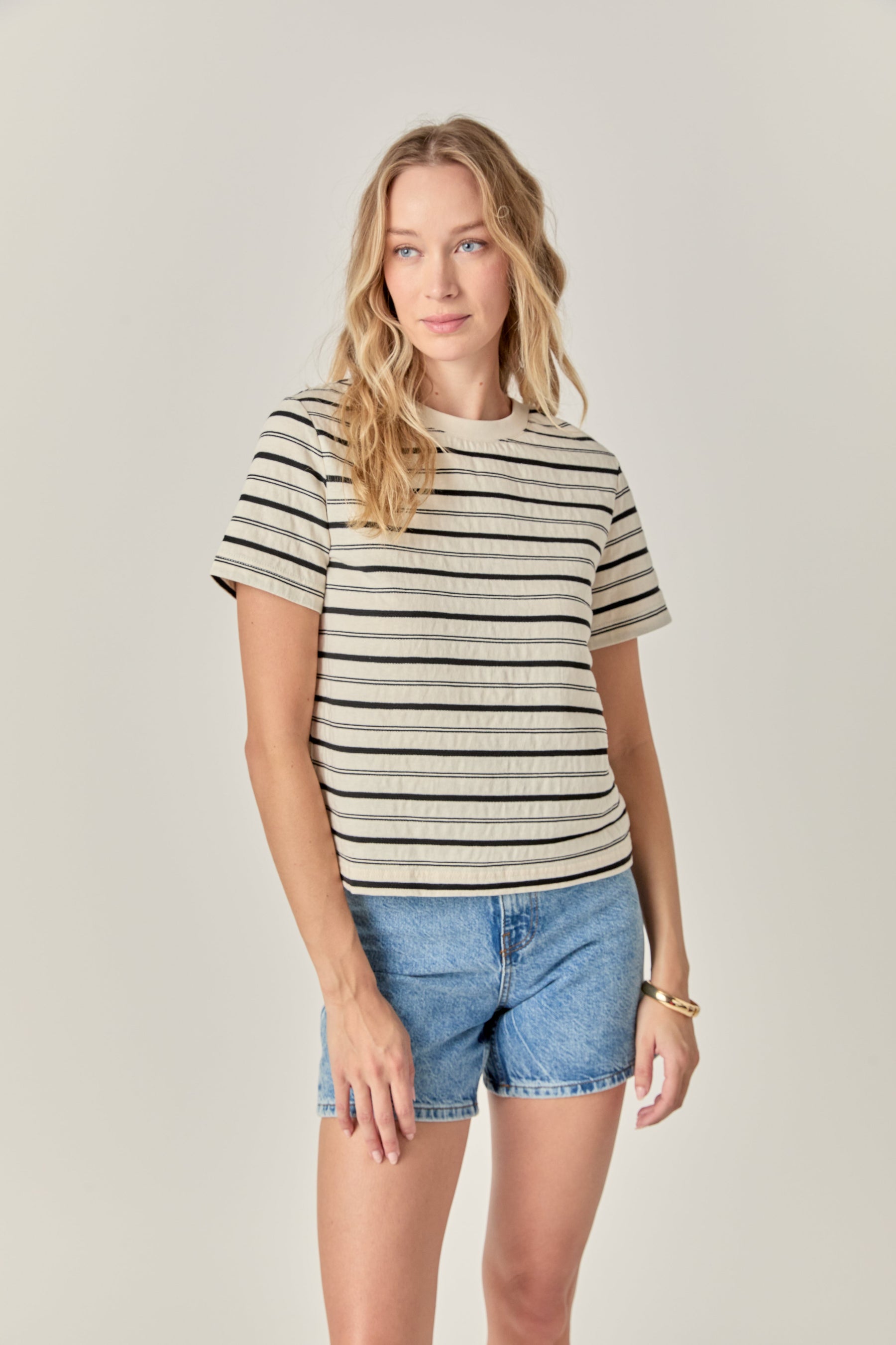 ENGLISH FACTORY - The Everyday Stripe Tee - T-SHIRTS available at Objectrare