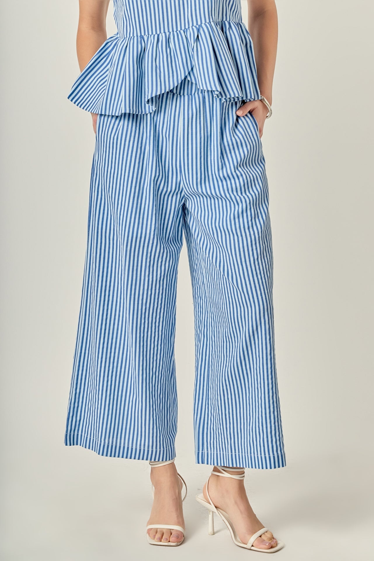 ENGLISH FACTORY - Striped Pants - PANTS available at Objectrare