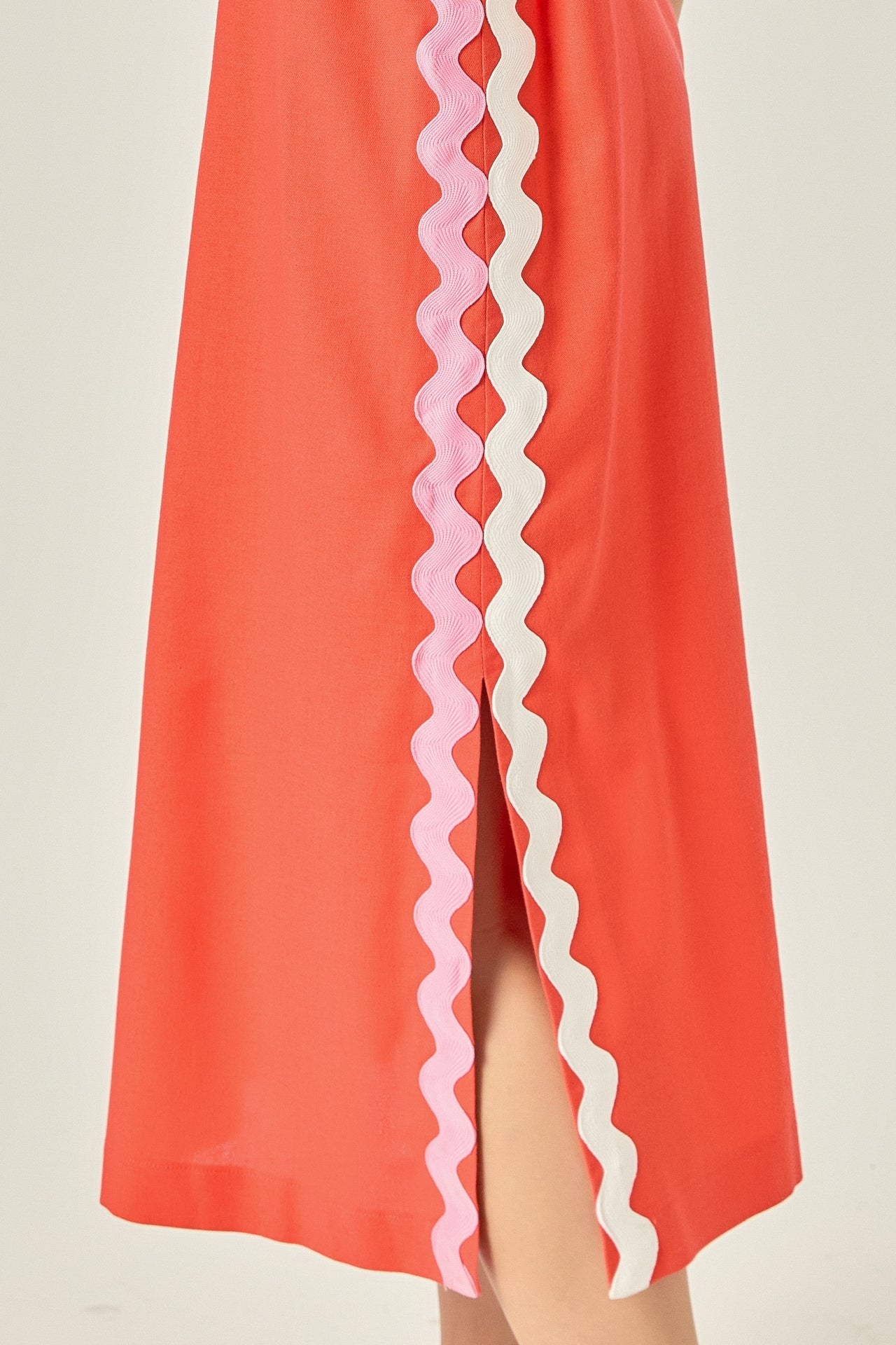 ENGLISH FACTORY - Sleeveless Ric Rac Midi Dress - DRESSES available at Objectrare
