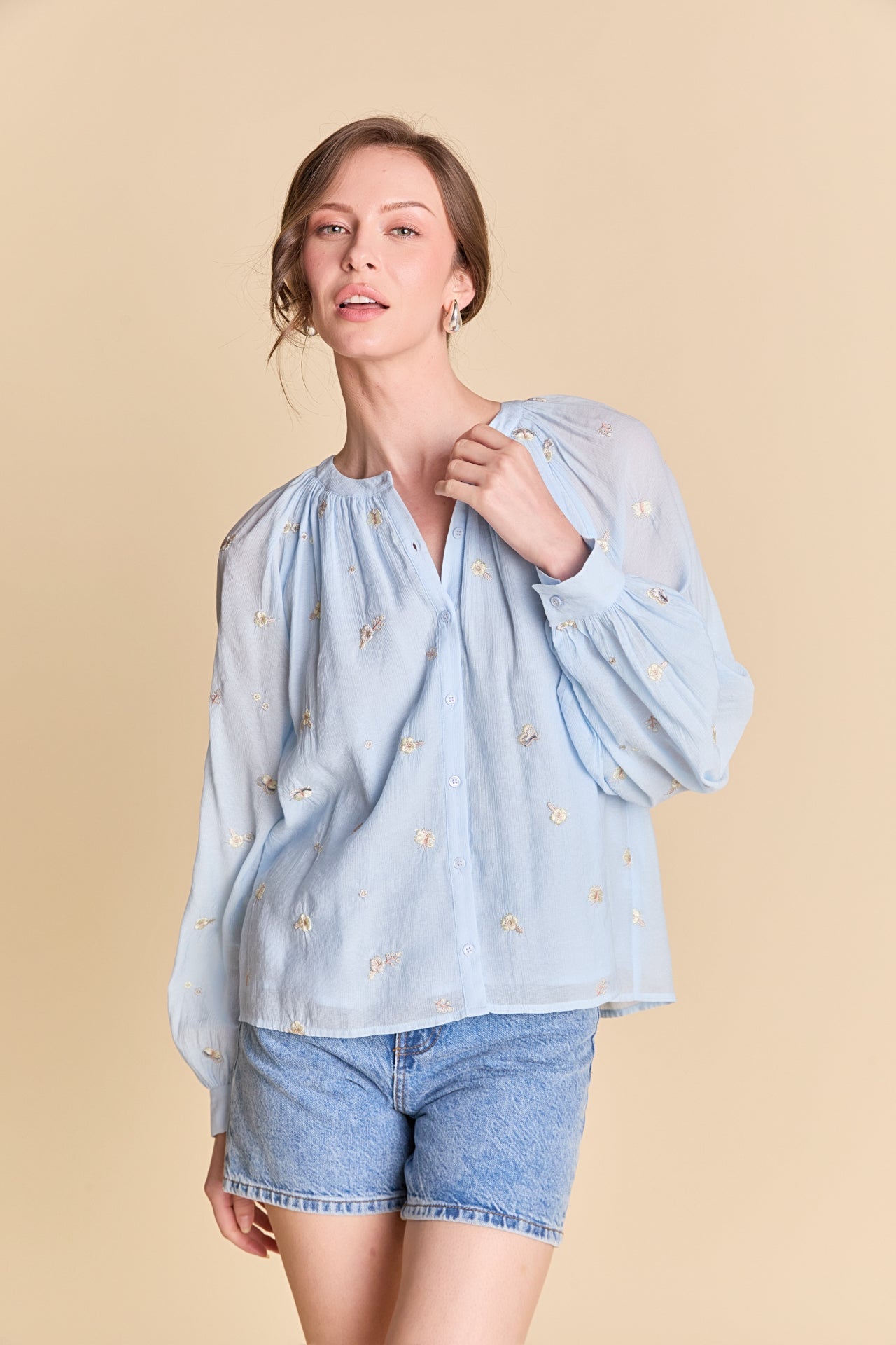 ENGLISH FACTORY - Embroidered Blouse - BLOUSES available at Objectrare