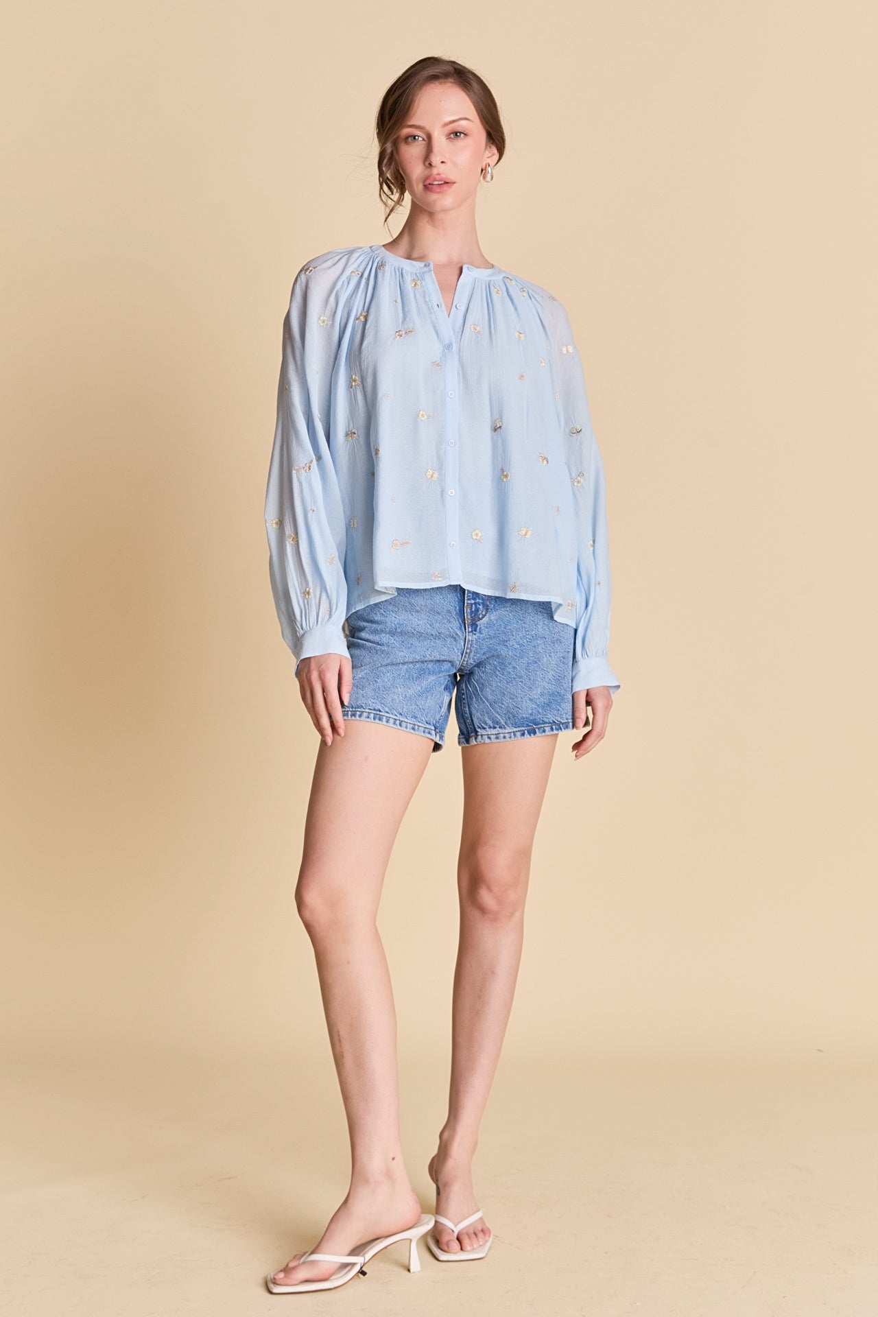 ENGLISH FACTORY - Embroidered Blouse - BLOUSES available at Objectrare