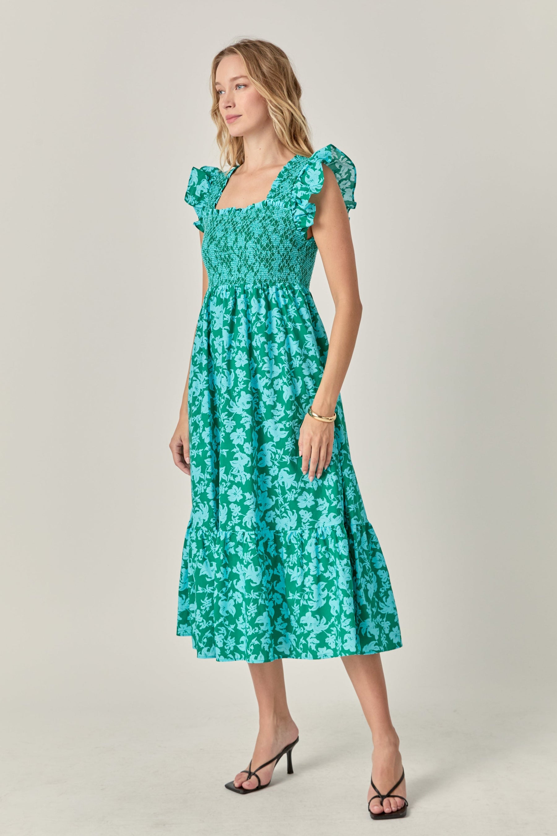ENGLISH FACTORY - The Lorelei Smocked Dress - DRESSES available at Objectrare