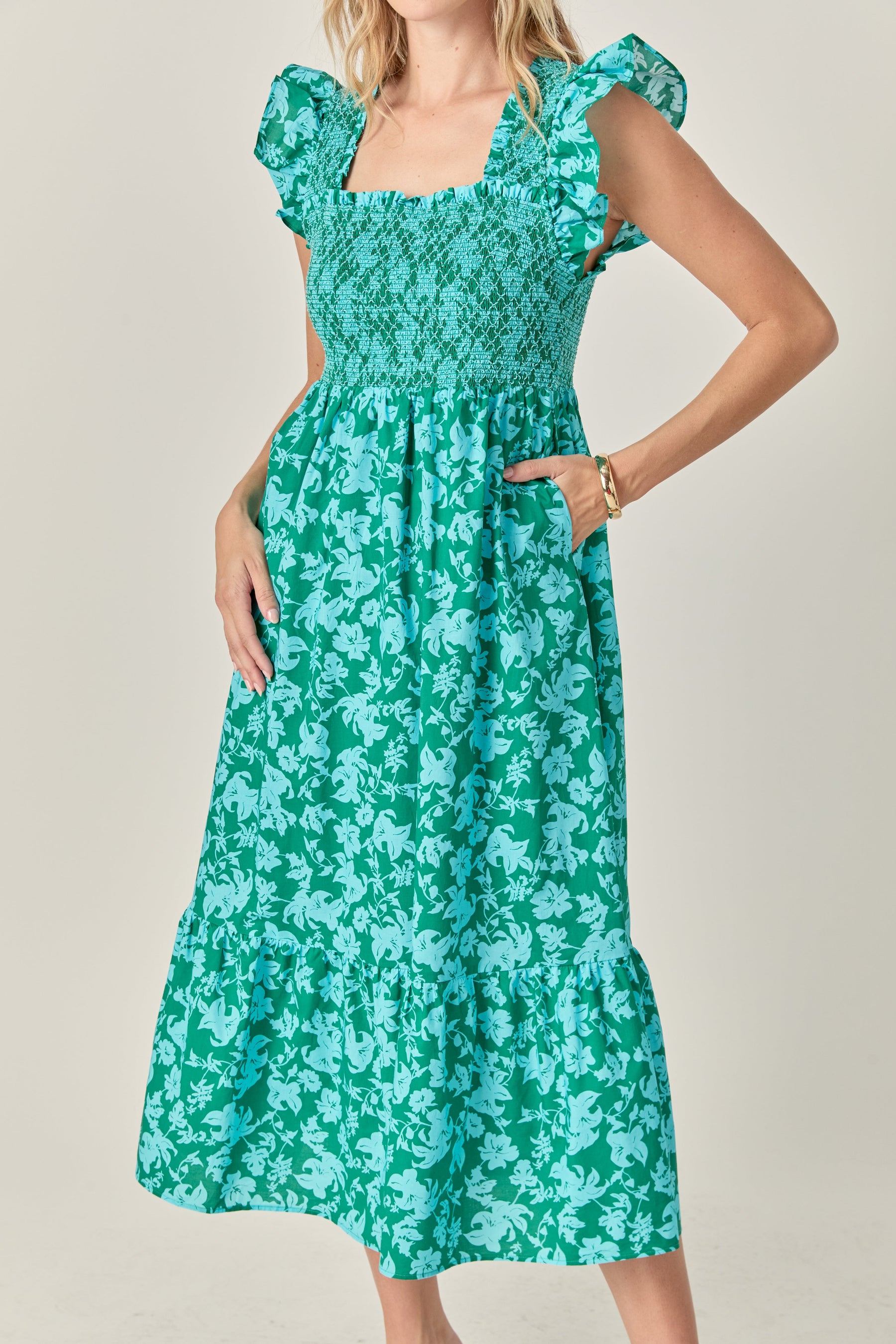 ENGLISH FACTORY - The Lorelei Smocked Dress - DRESSES available at Objectrare