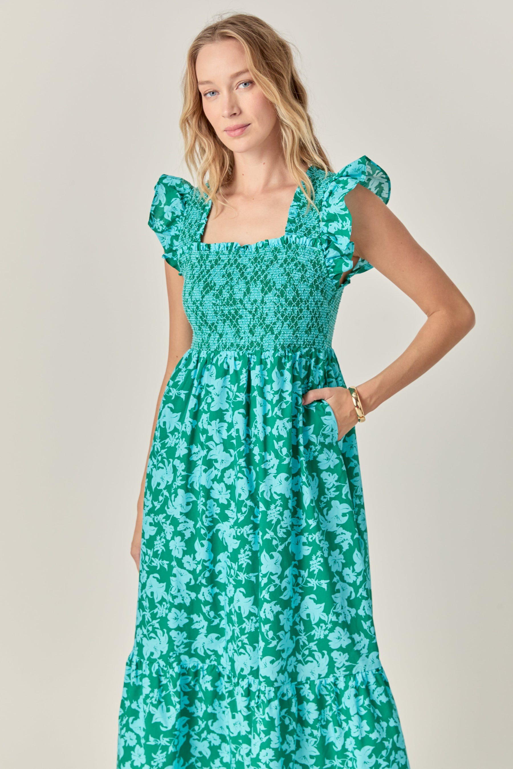 ENGLISH FACTORY - The Lorelei Smocked Dress - DRESSES available at Objectrare