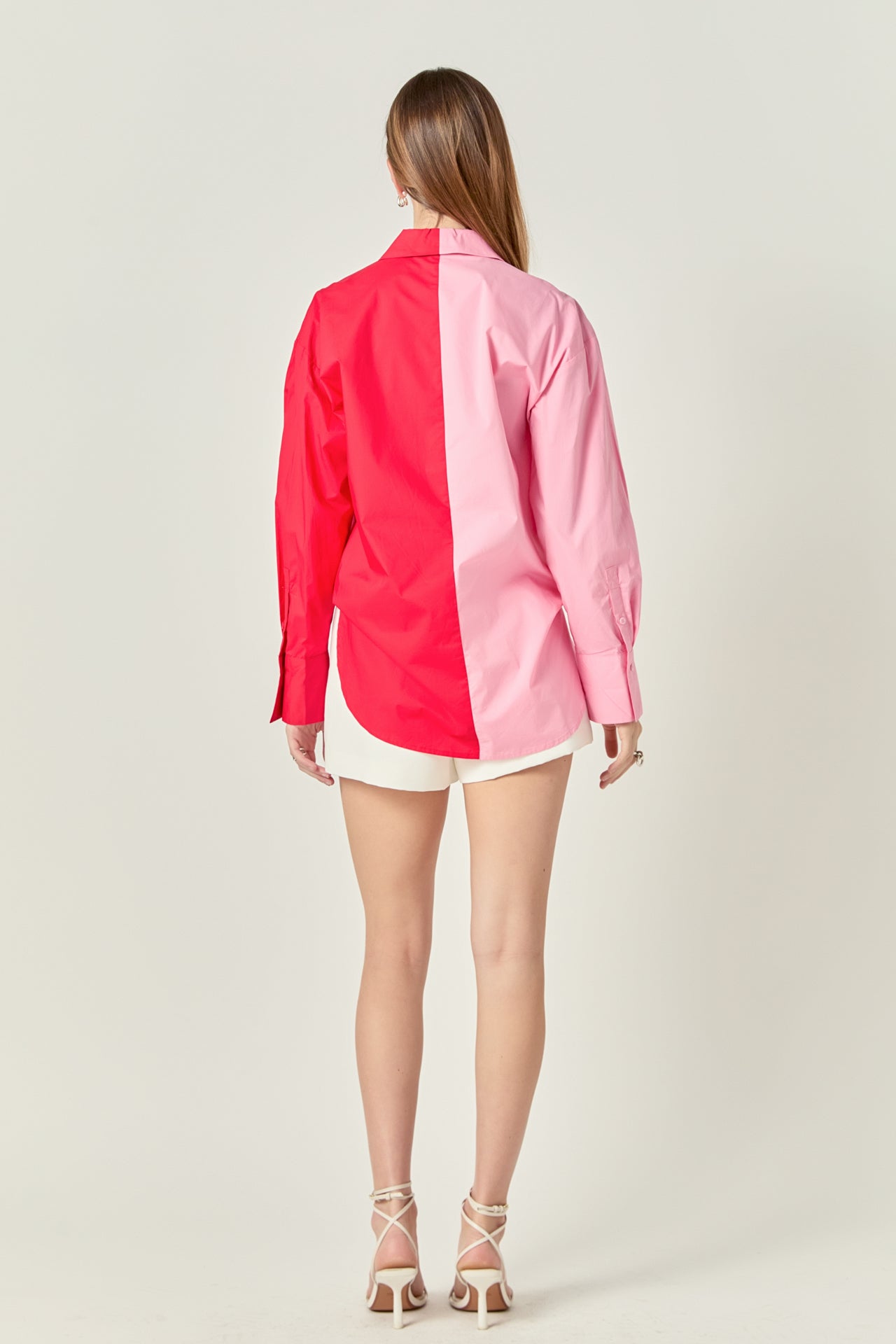 ENGLISH FACTORY - Colorblock Shirt - BLOUSES available at Objectrare