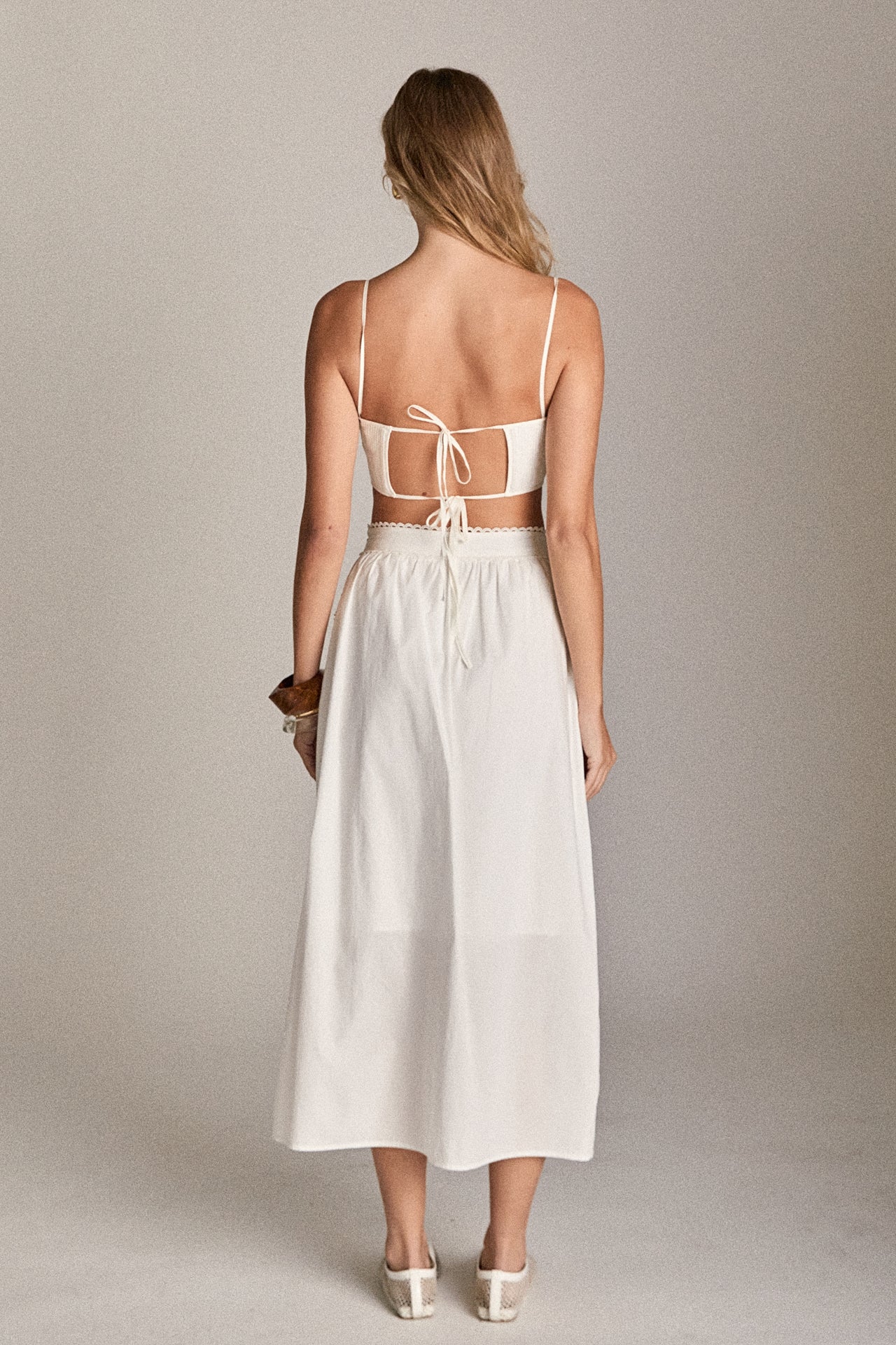 ENGLISH FACTORY - Lace Cascade Midi - SKIRTS available at Objectrare