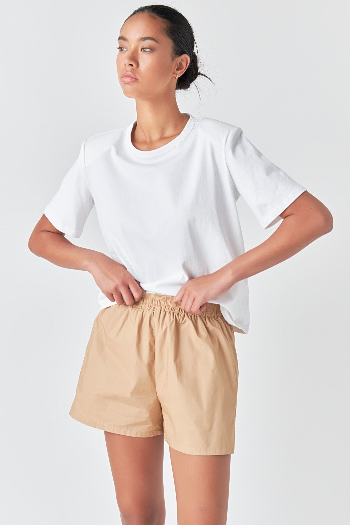 GREY LAB - Power Shoulder T-shirts - T-SHIRTS available at Objectrare
