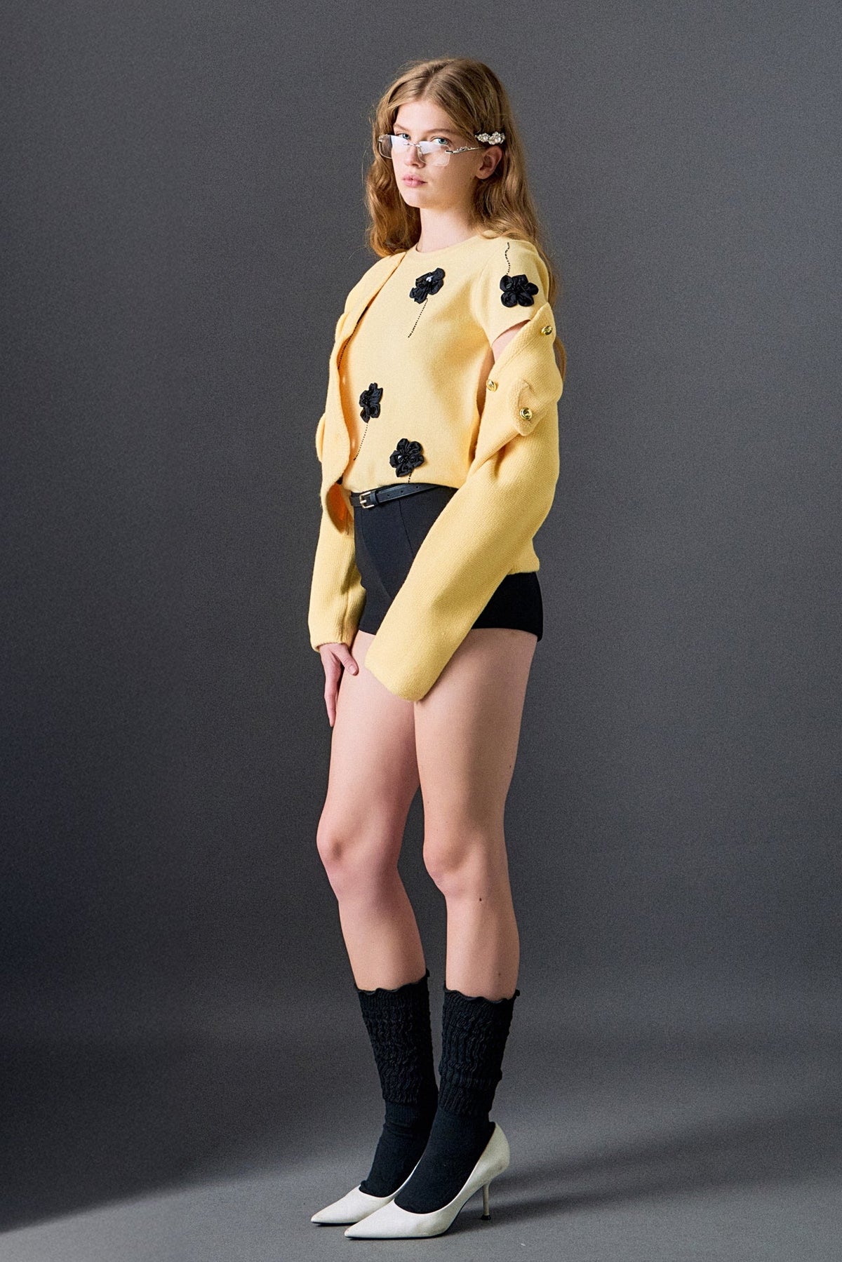 ENGLISH FACTORY - Round Hem Cardigan - SWEATERS & KNITS available at Objectrare