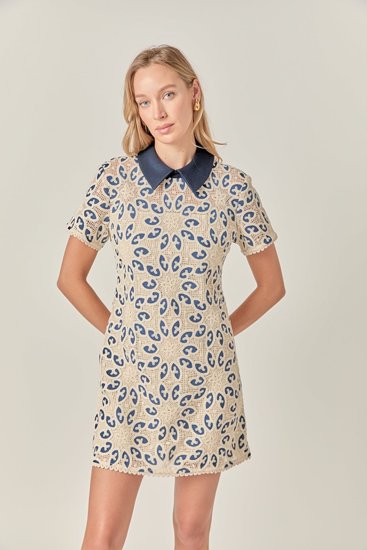 ENGLISH FACTORY - The Colette Crochet Dress - DRESSES available at Objectrare