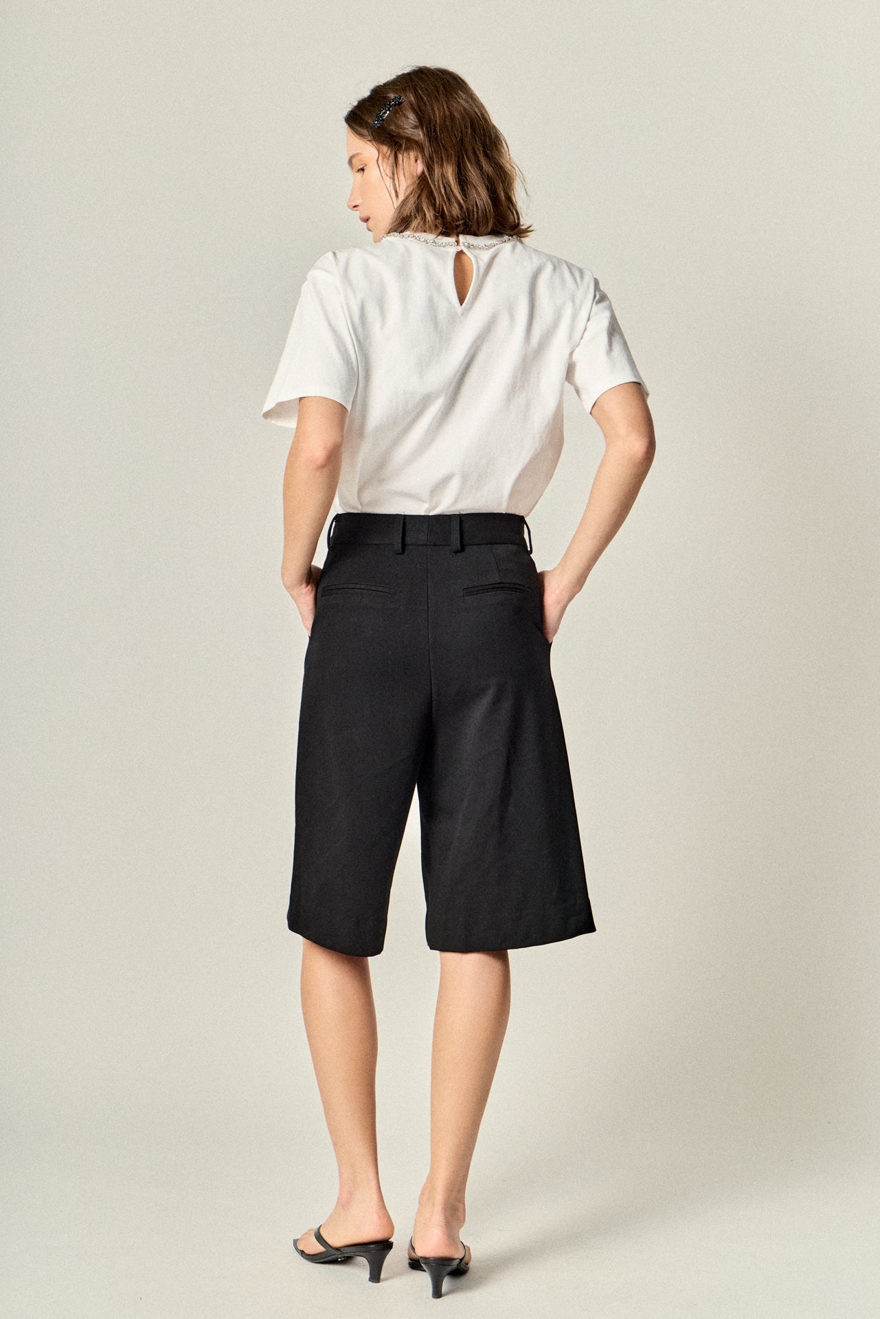 ENGLISH FACTORY - Dazzle Bow Tee - TOPS available at Objectrare
