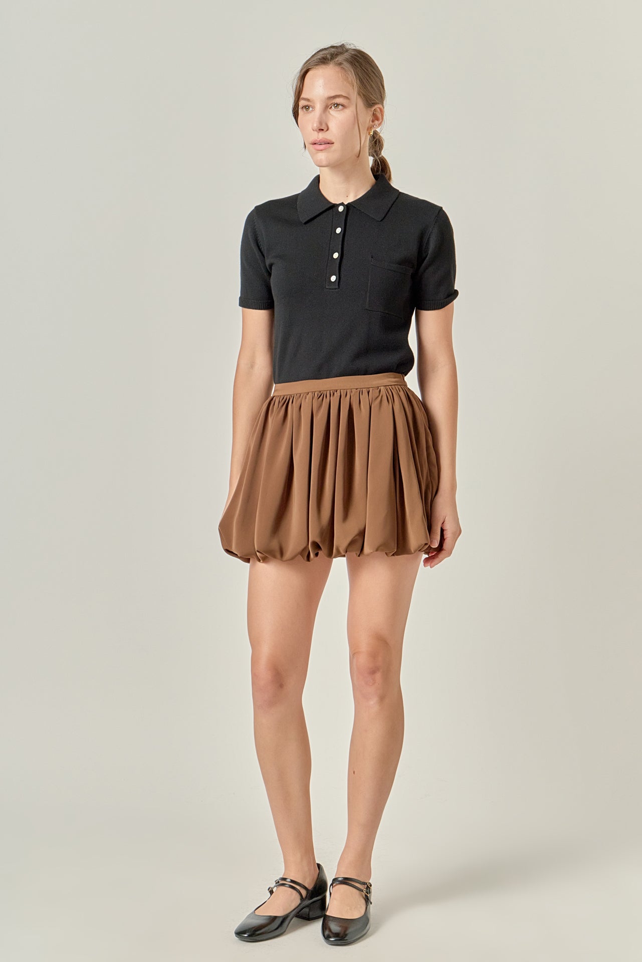 ENGLISH FACTORY - Balloon Mini Skirt - SKIRTS available at Objectrare