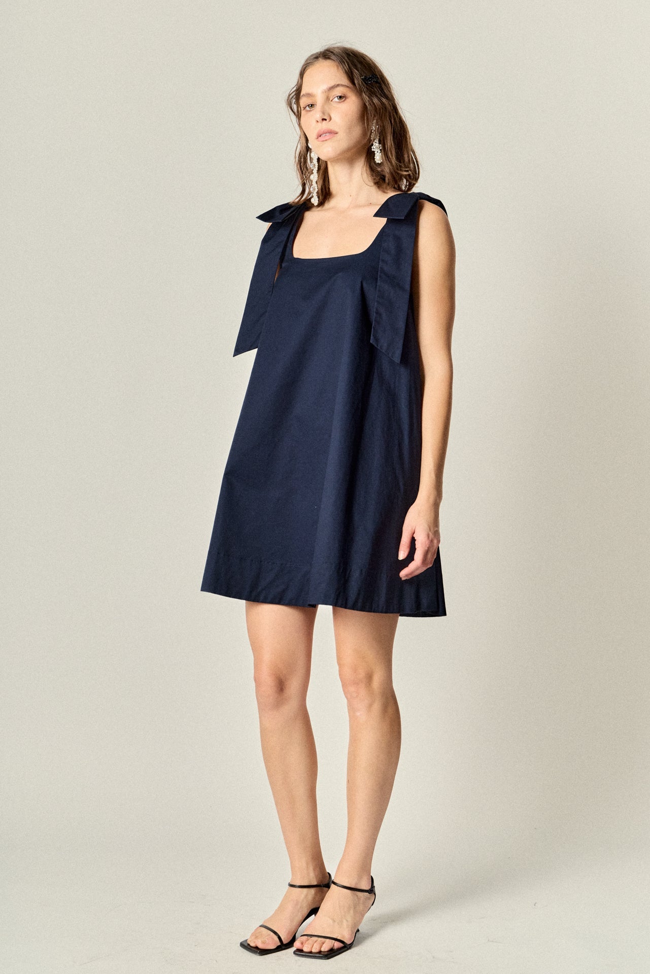 ENGLISH FACTORY - Femme Bow Detail Mini Dress - DRESSES available at Objectrare