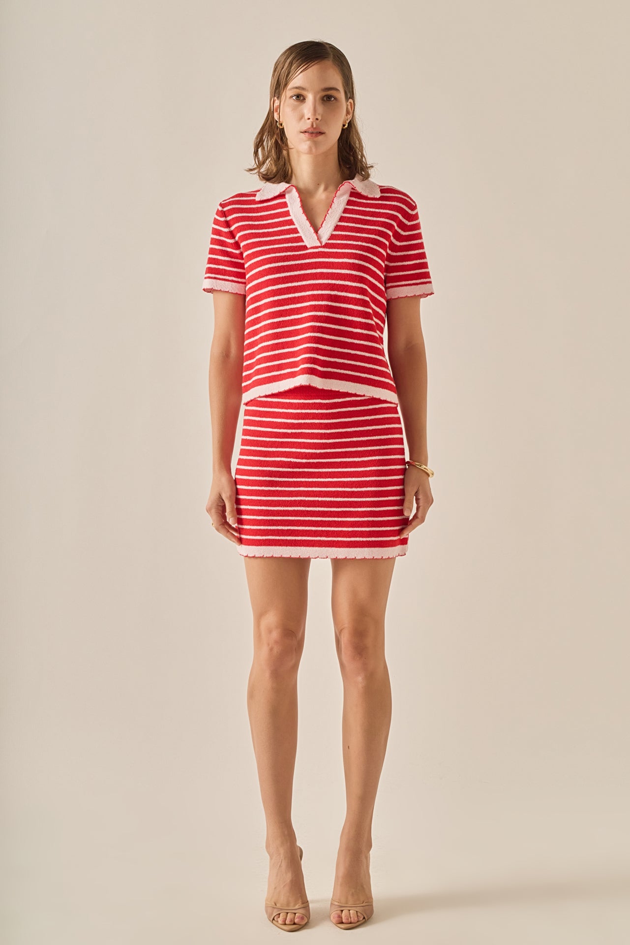ENGLISH FACTORY - The Lila Scallop Knit Skirt - SKIRTS available at Objectrare