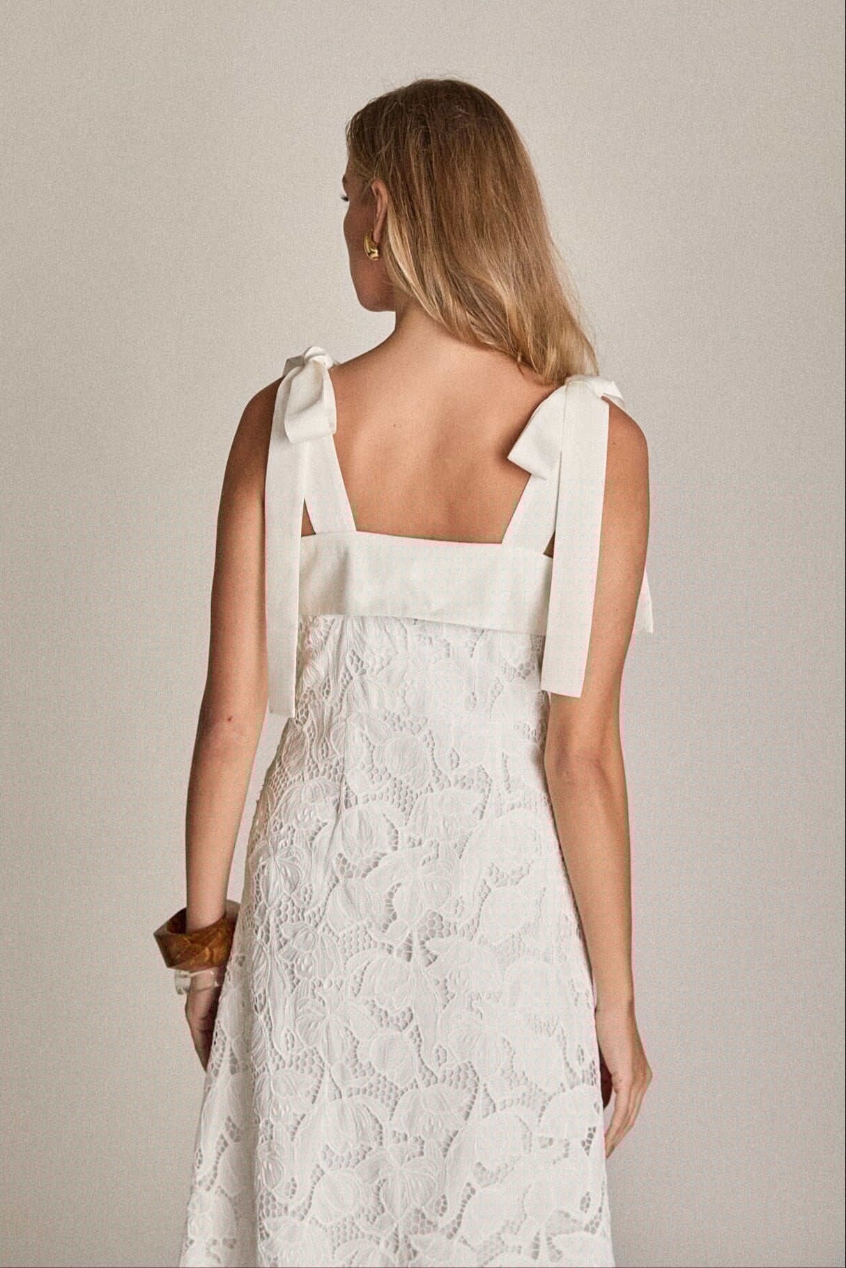 Bow Belle Lace Midi